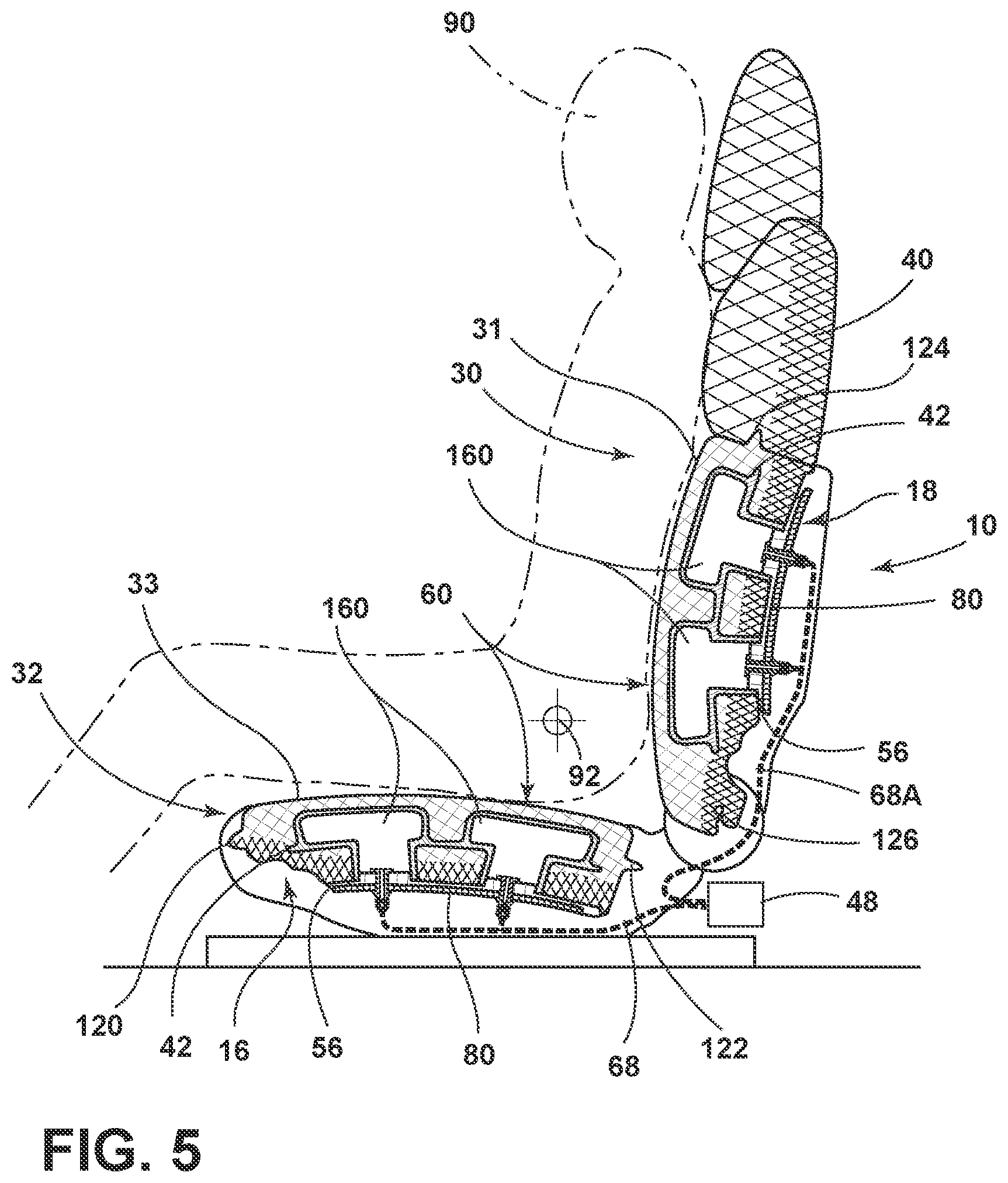 Patent US11780355 Figure 3 – Additive manufactured cushioned component