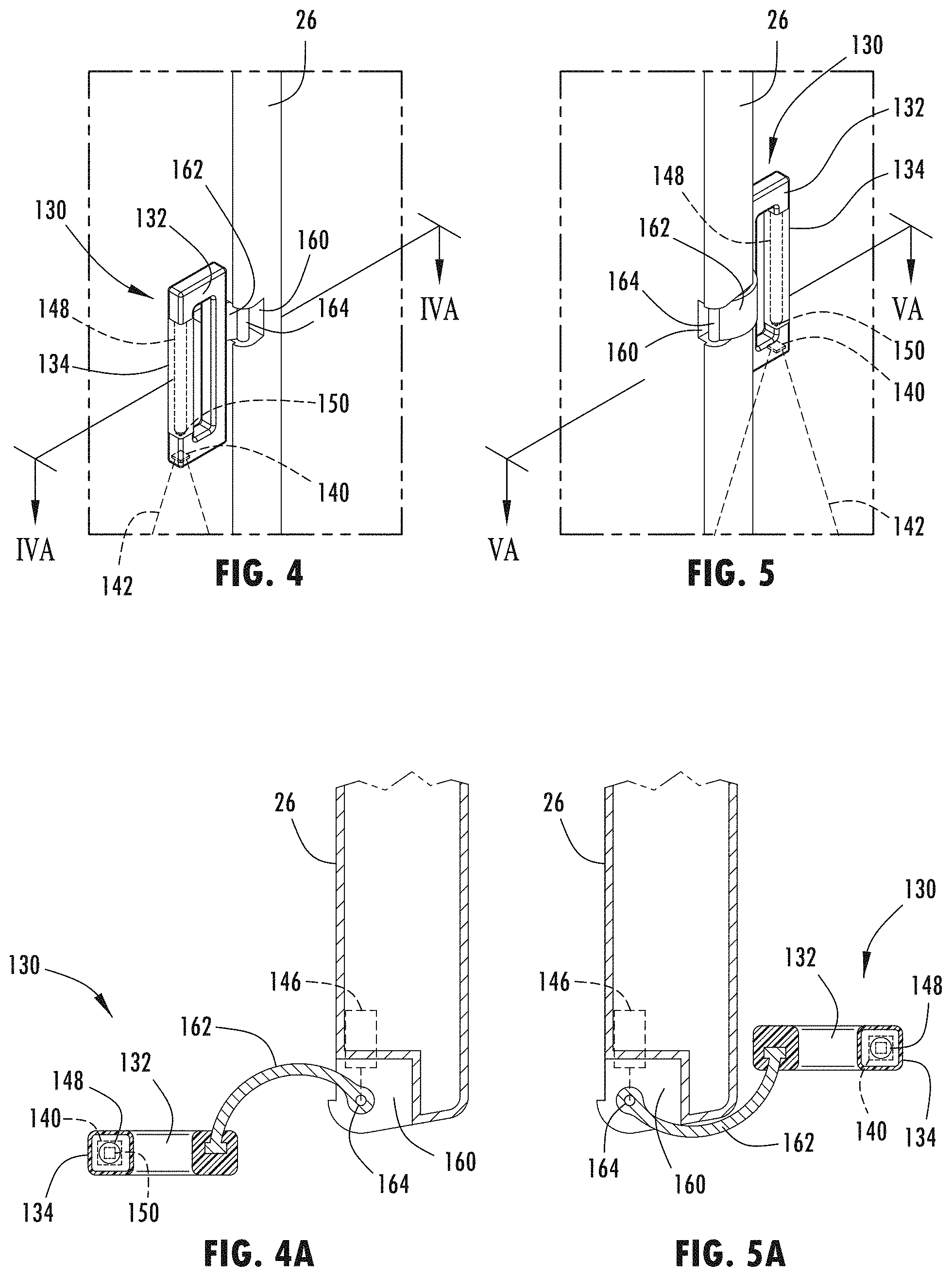 Patent US11780356 Figure 3 – Vehicle having movable assist handle with light device