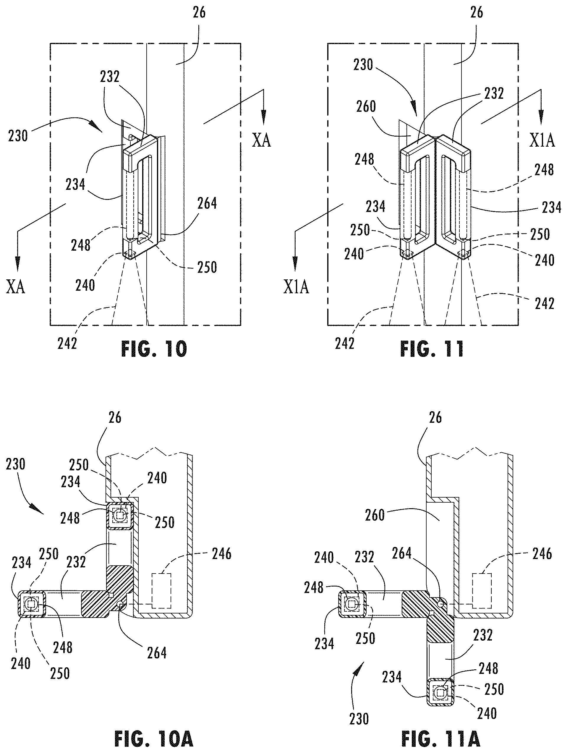 Patent US11780356 Figure 6 – Vehicle having movable assist handle with light device