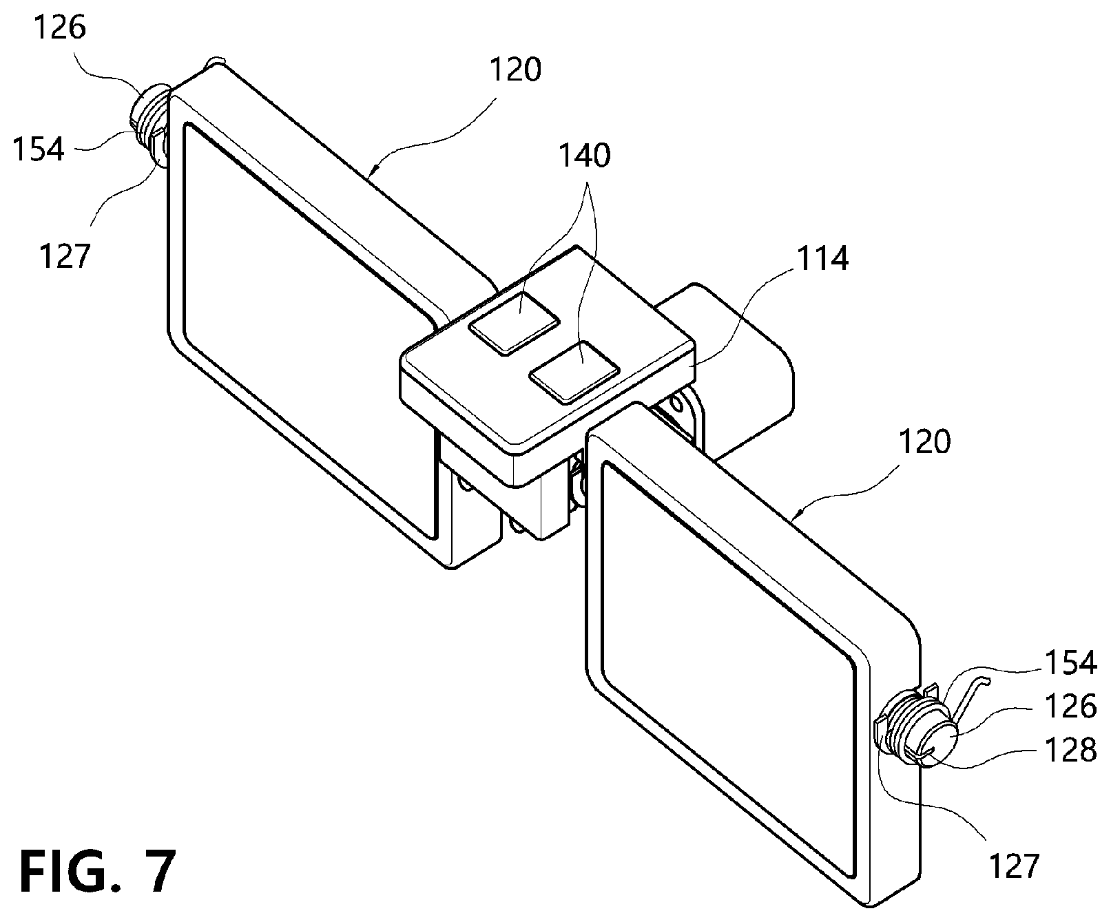Patent US11780357 Figure 7 – Vehicle cup holder allowing wireless charging
