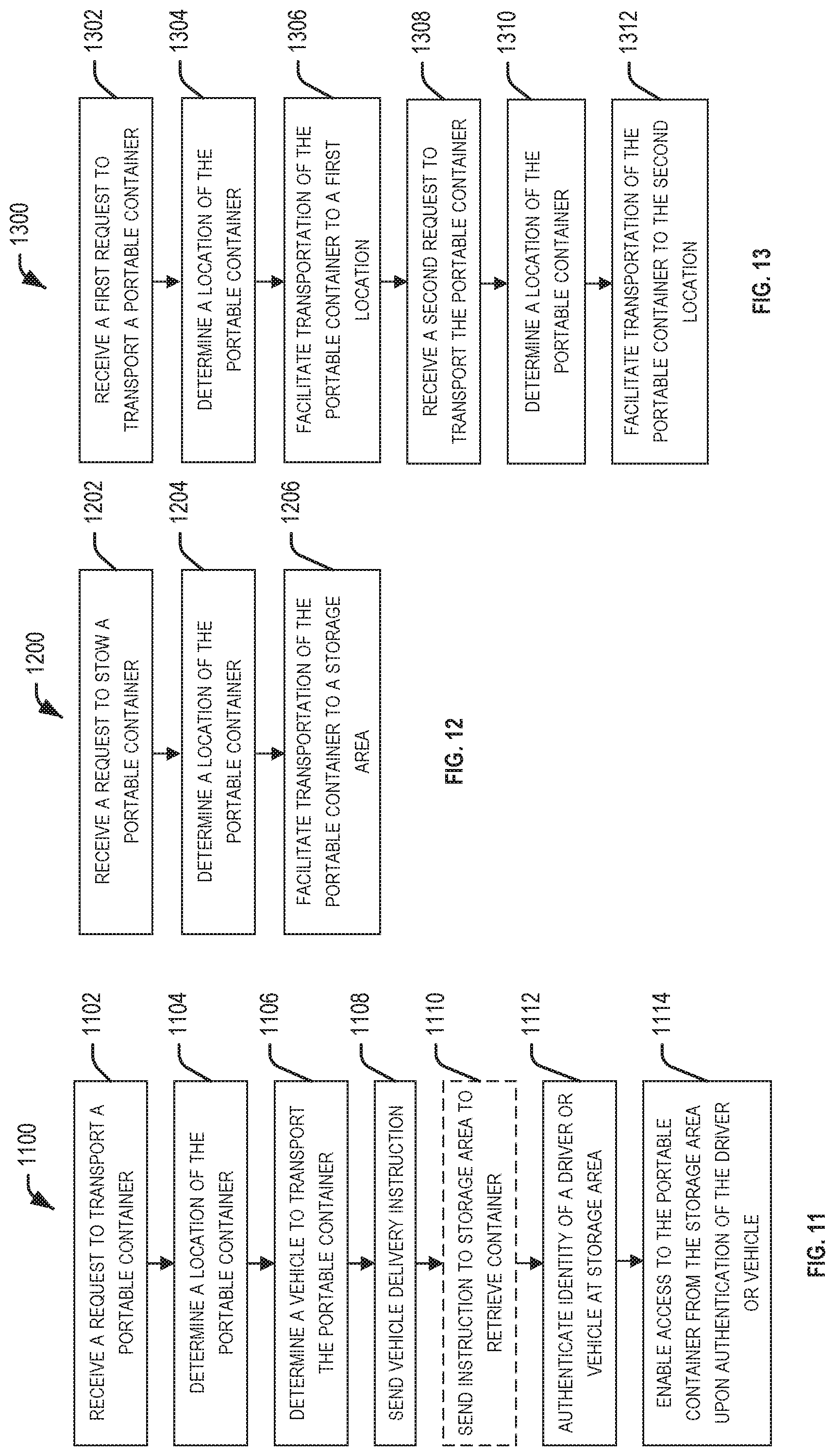 Patent US11780358 Figure 9 – Systems and methods for providing portable containers to users of vehicle services