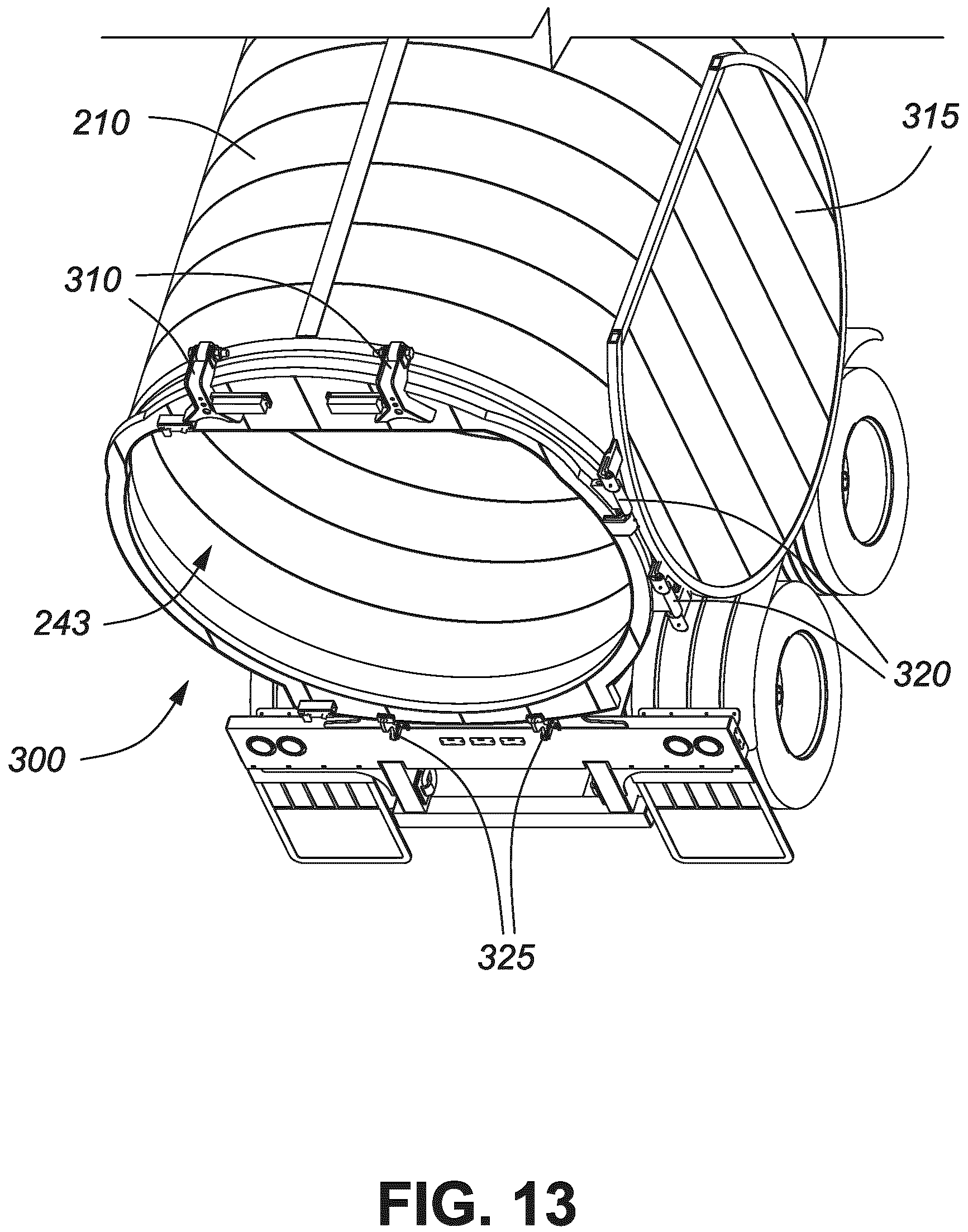 Patent US11780359 Figure 12 – Cylindrical semi-trailer