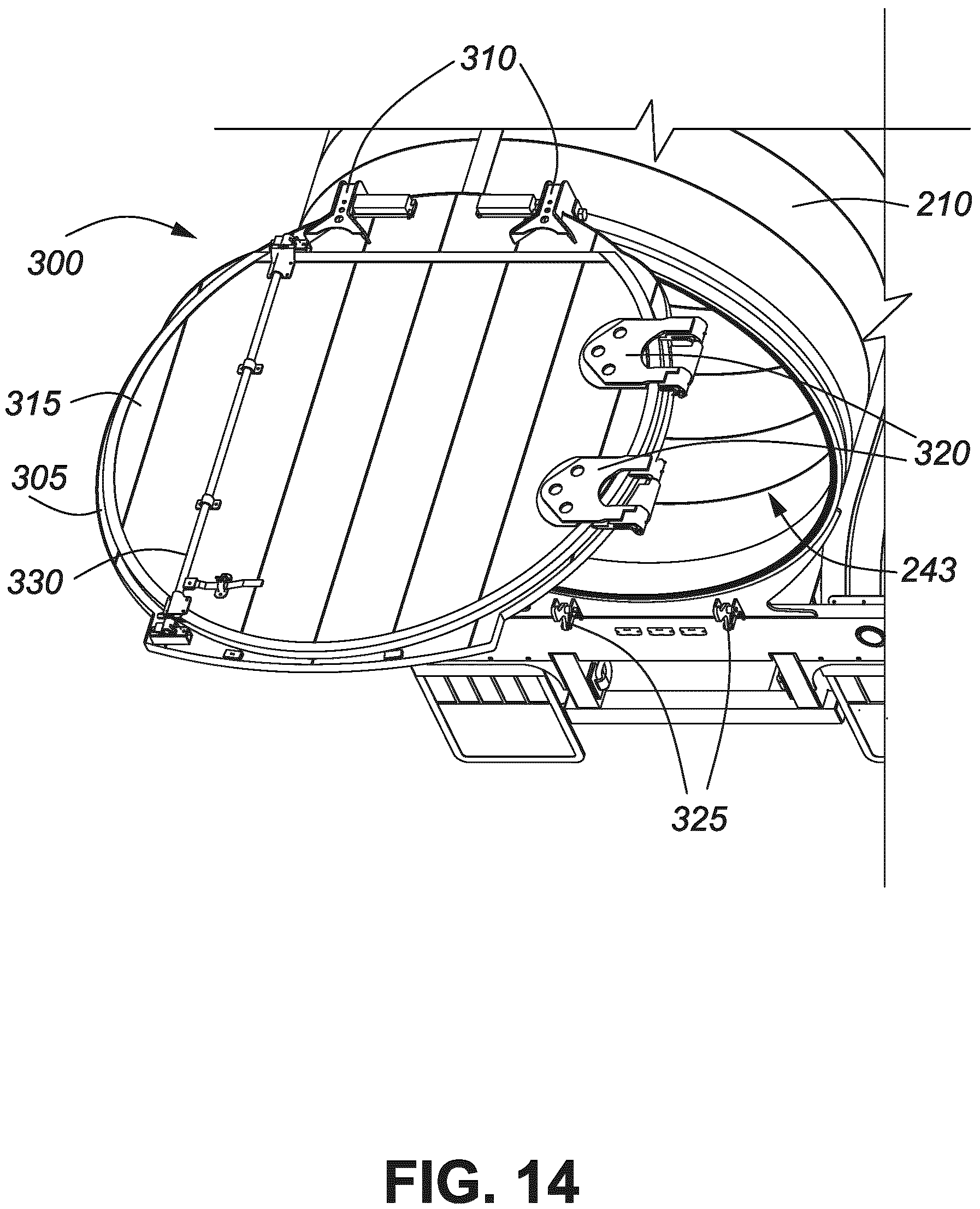 Patent US11780359 Figure 13 – Cylindrical semi-trailer