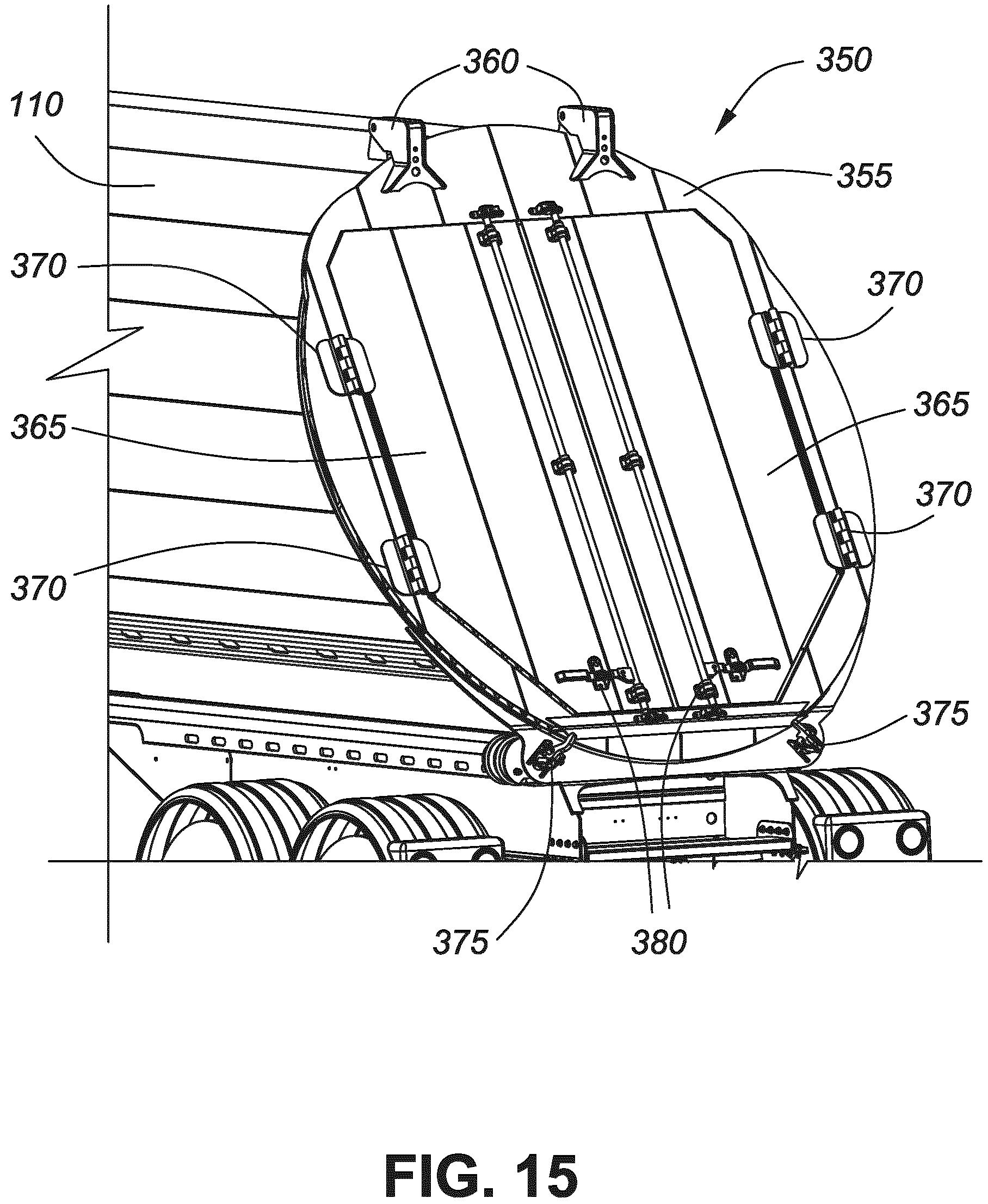 Patent US11780359 Figure 14 – Cylindrical semi-trailer