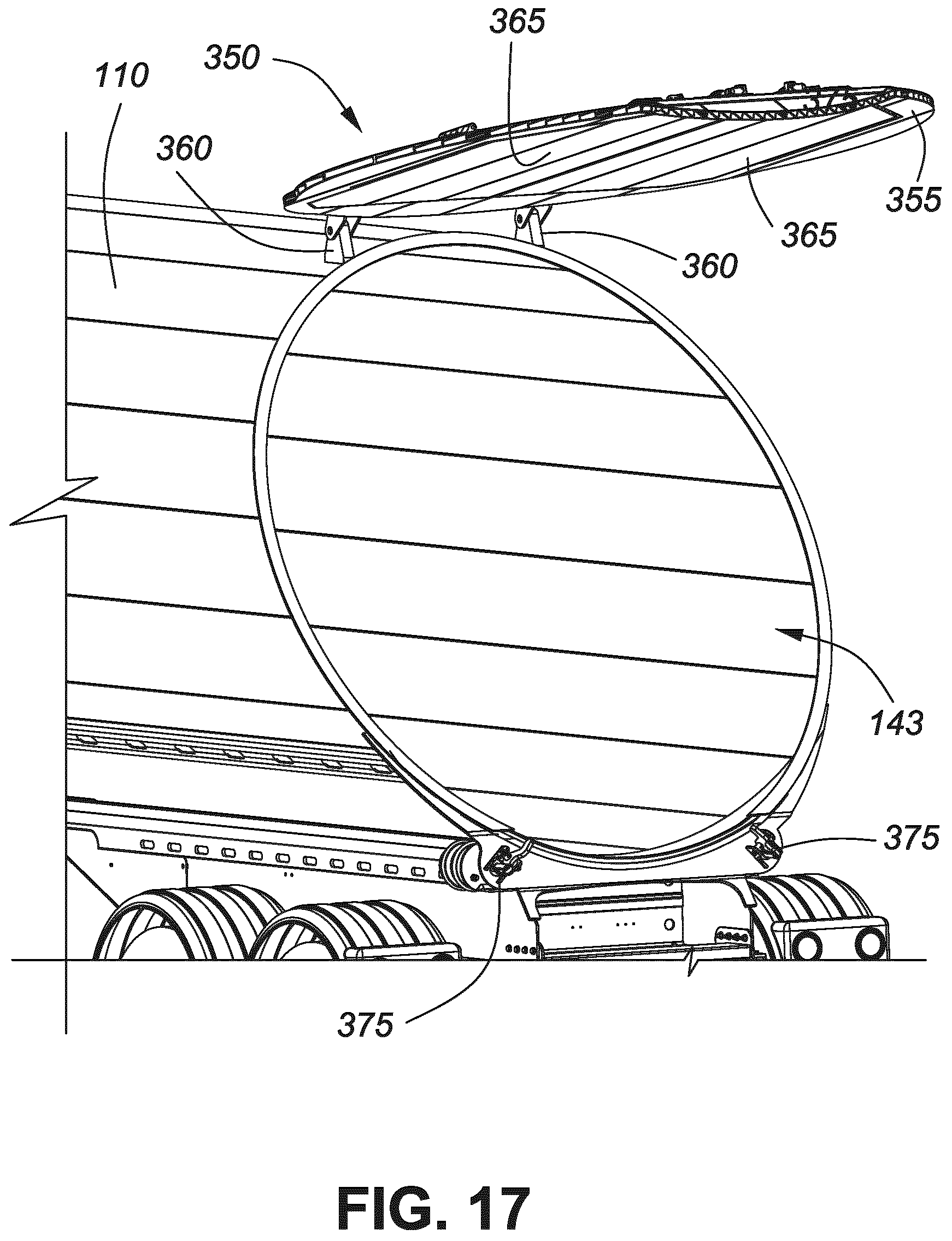 Patent US11780359 Figure 16 – Cylindrical semi-trailer