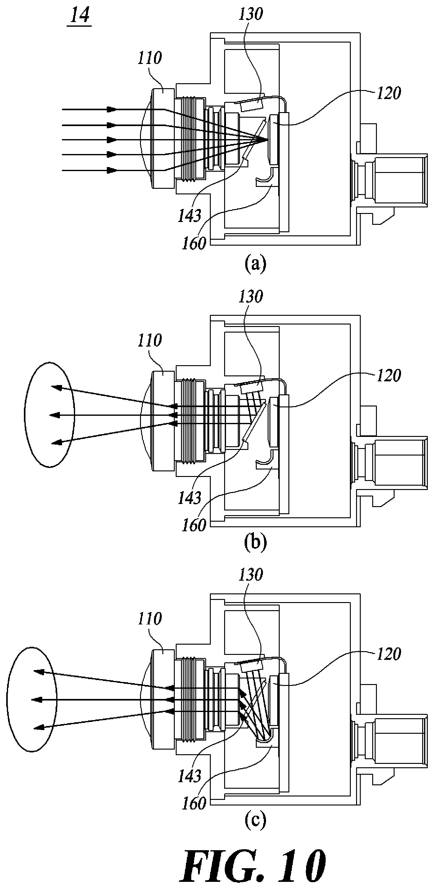 Patent US11780360 Figure 8 – Camera-puddle lamp integrated apparatus and side mirror including the same