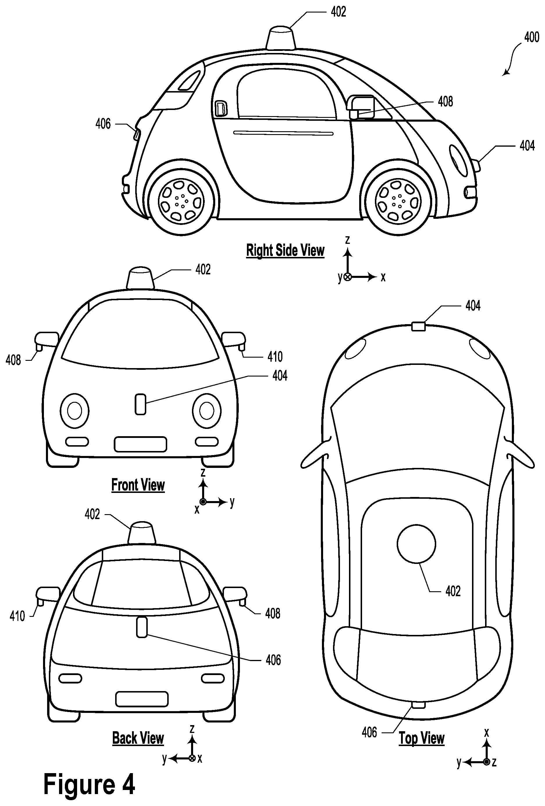 Patent US11780361 Figure 6 – Close-in illumination module