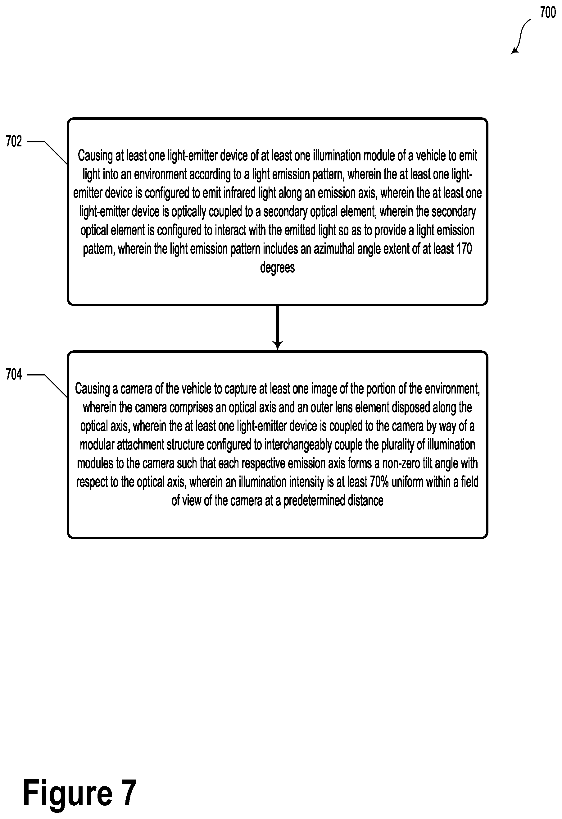 Patent US11780361 Figure 9 – Close-in illumination module