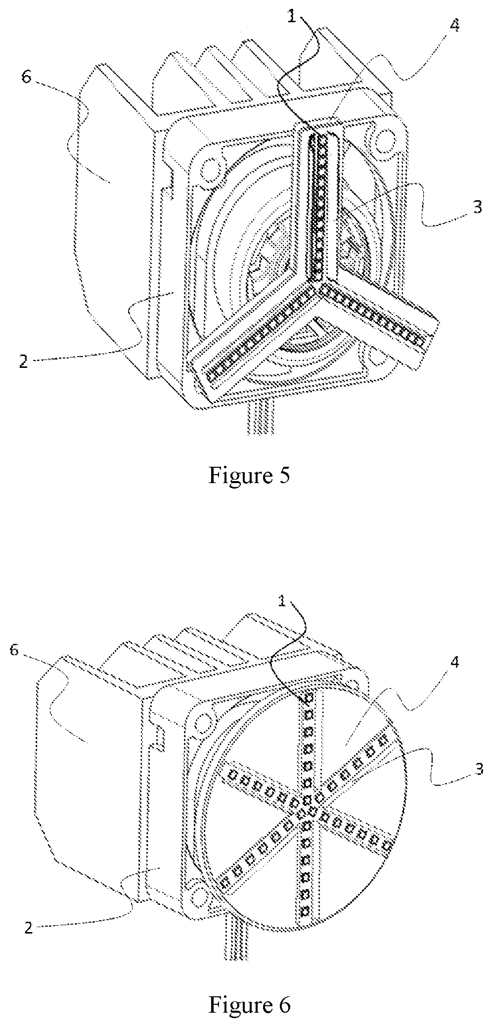 Patent US11780362 Figure 3 – Vehicle having a visible and non-visible lighting projection device with a light source mounted on a rotary actuator