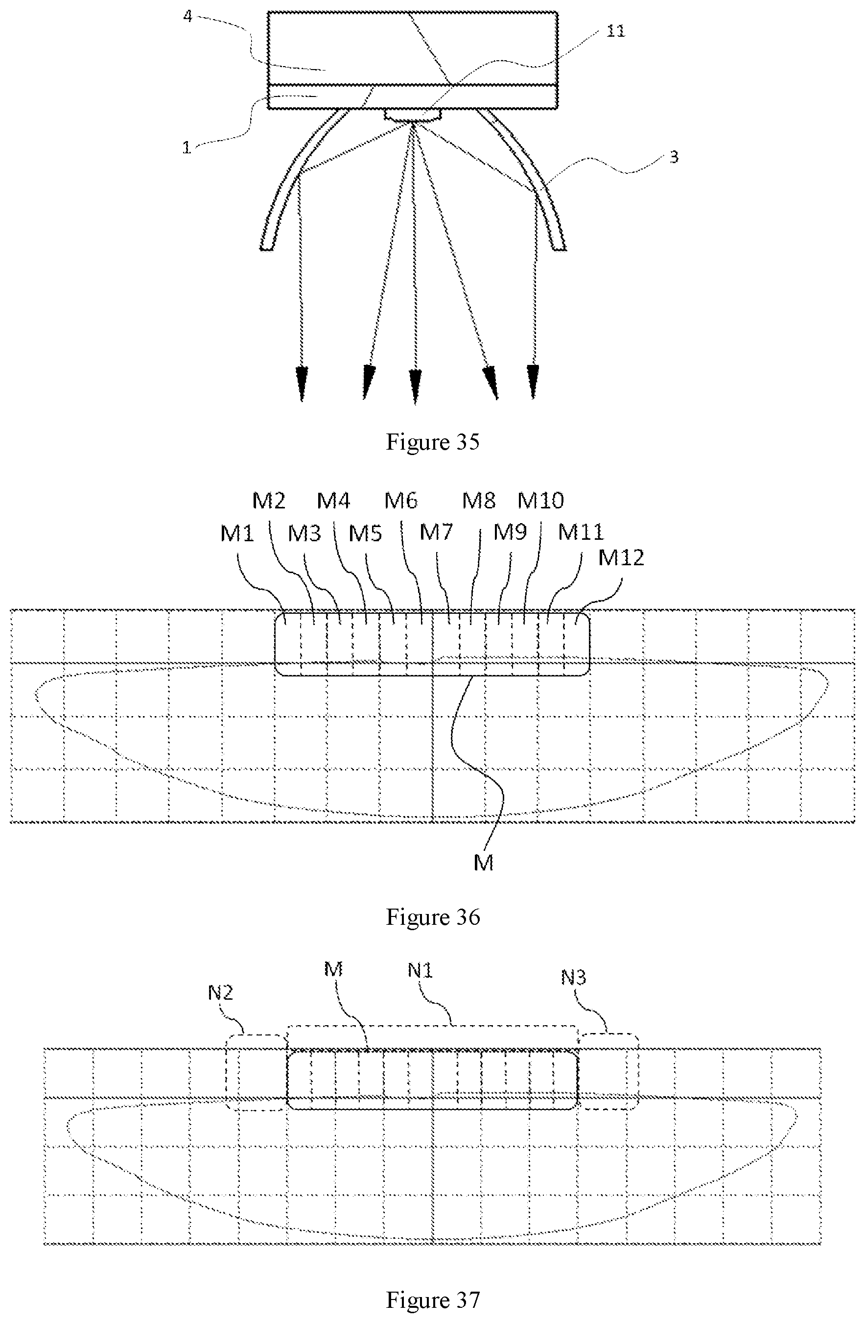 Patent US11780362 Figure 17 – Vehicle having a visible and non-visible lighting projection device with a light source mounted on a rotary actuator