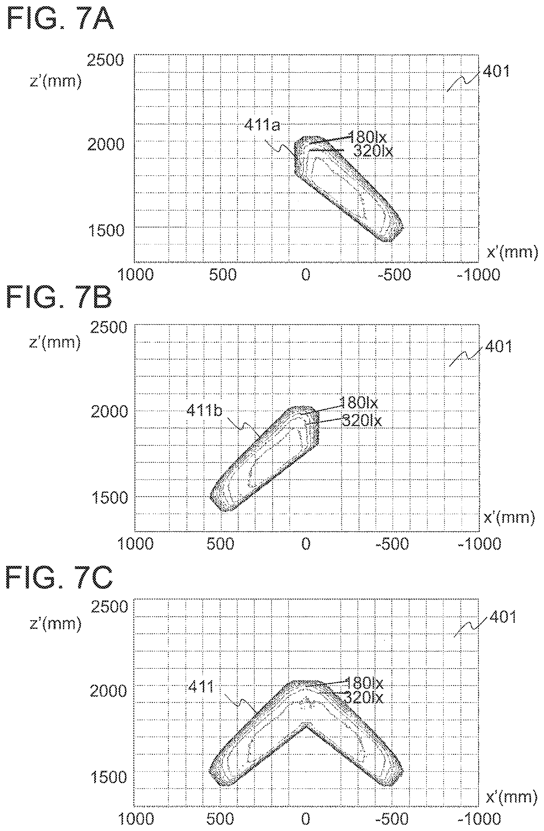 Patent US11780365 Figure 7 – Optical device and direction display device