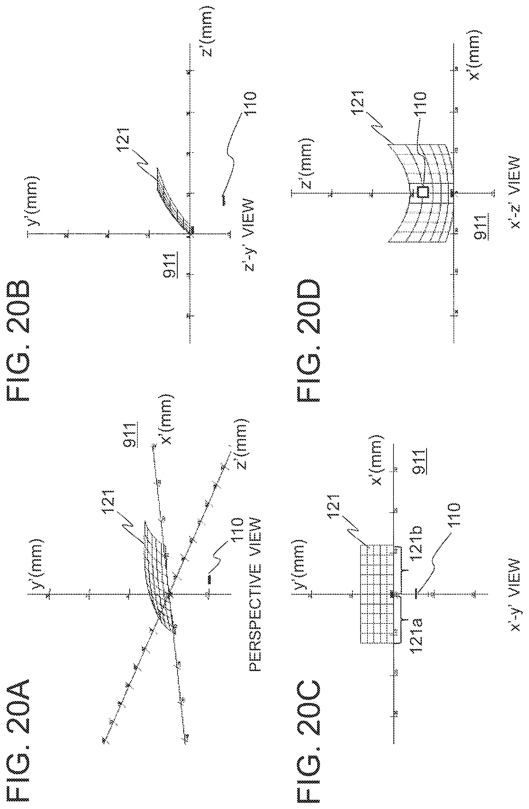 Patent US11780365 Figure 20 – Optical device and direction display device