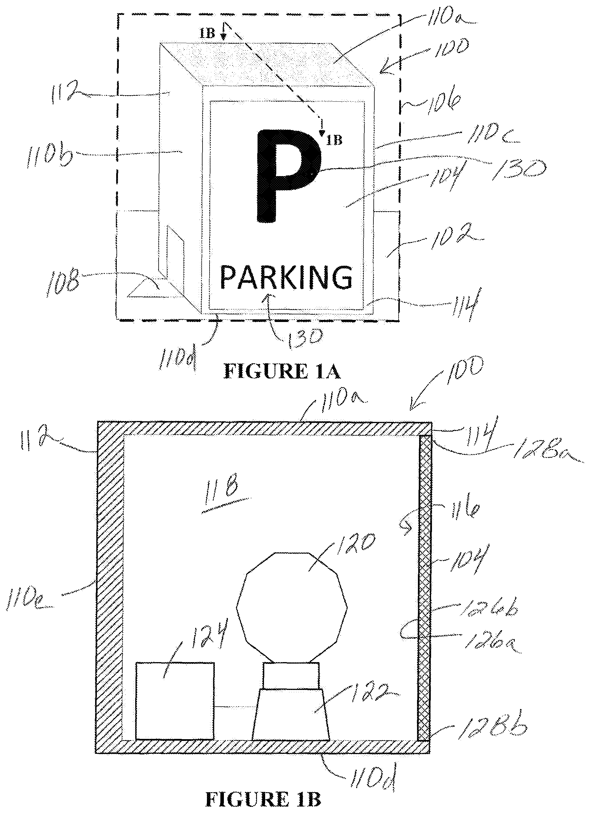 Patent US11780366 — Vehicle status indicator — Figure 1