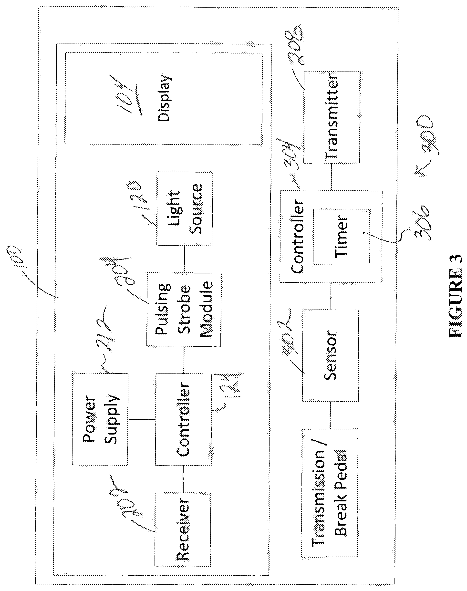 Patent US11780366 Figure 3 – Vehicle status indicator