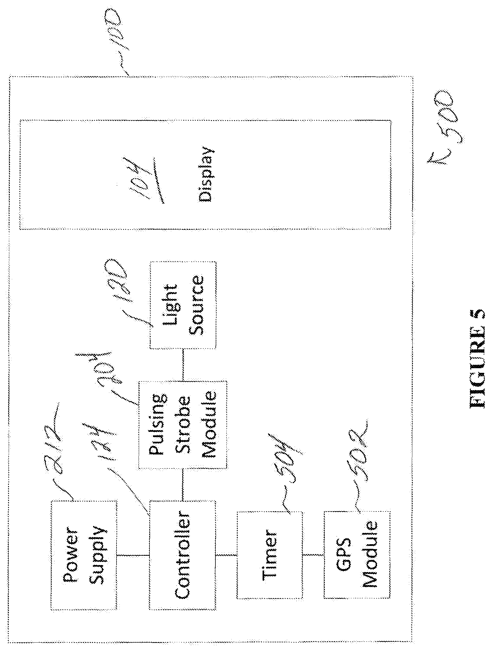 Patent US11780366 Figure 5 – Vehicle status indicator