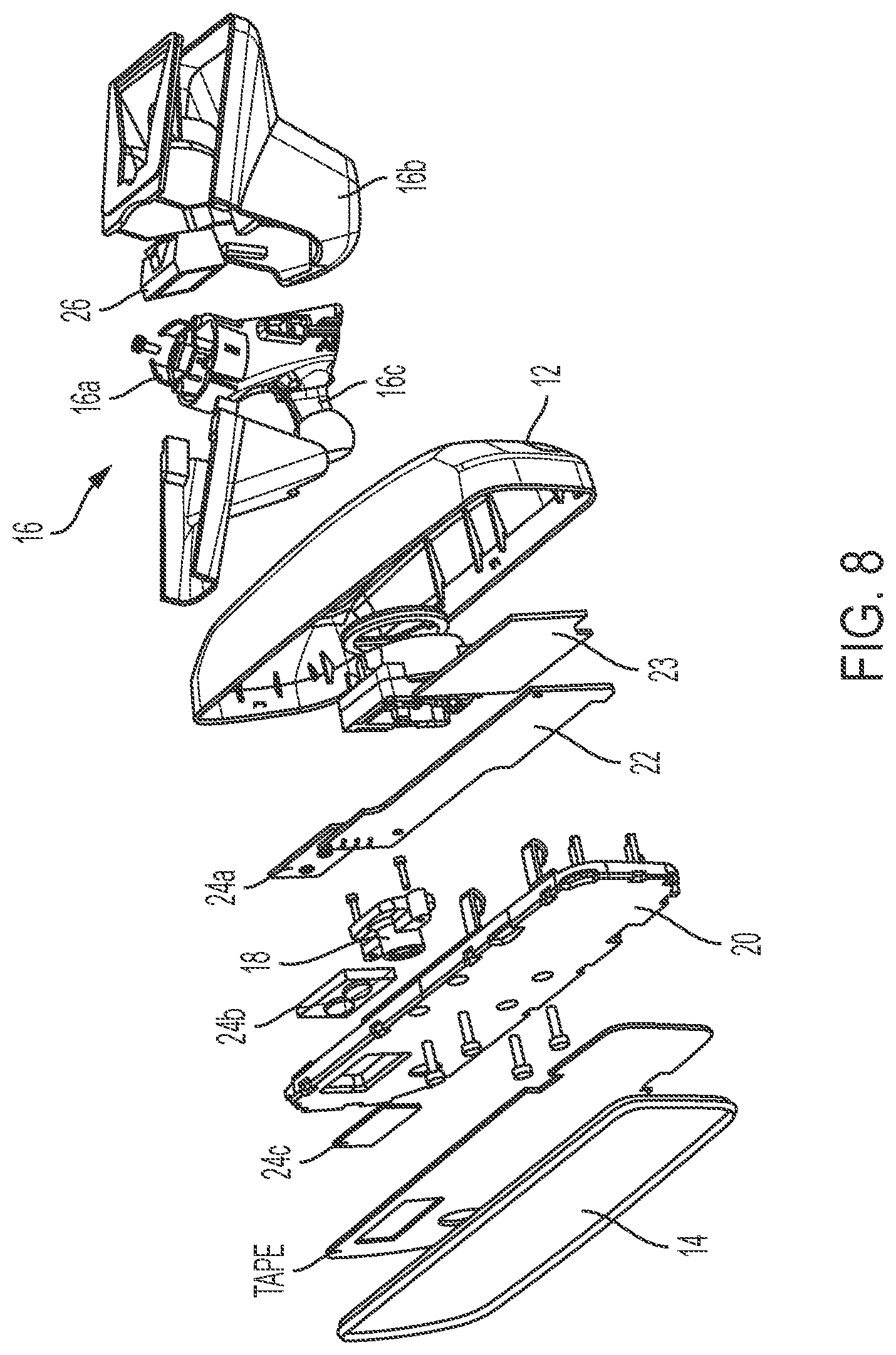 Patent US11780370 Figure 6 – Vehicular driver monitoring system with DMS camera at interior rearview mirror assembly