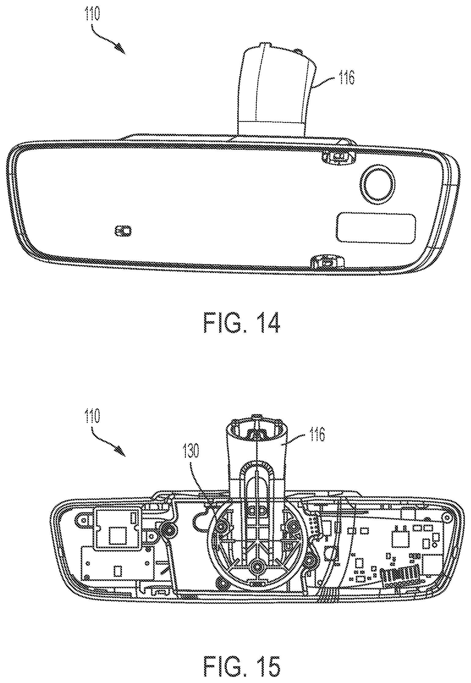 Patent US11780370 Figure 11 – Vehicular driver monitoring system with DMS camera at interior rearview mirror assembly