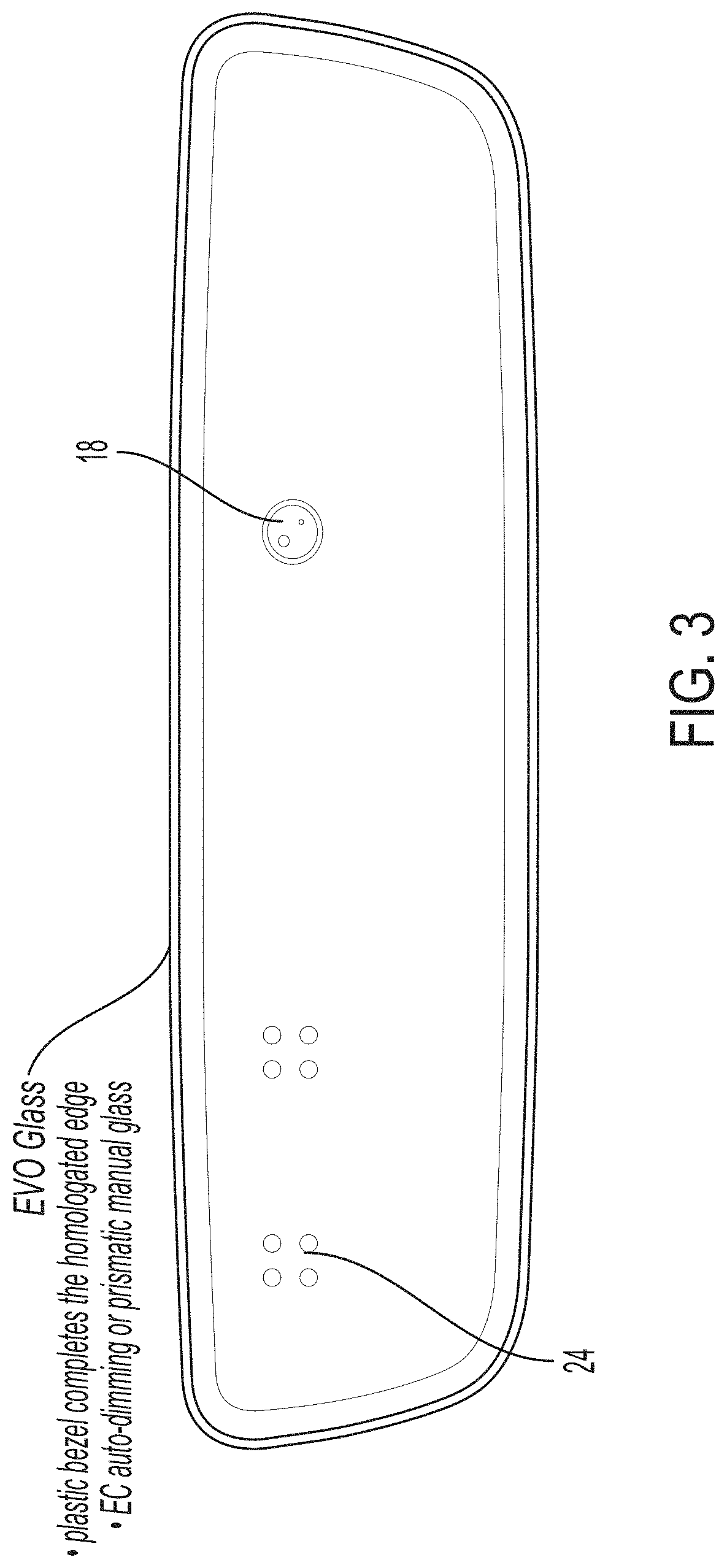 Patent US11780372 Figure 2 – Vehicular driver monitoring system with driver monitoring camera and near IR light emitter at interior rearview mirror assembly