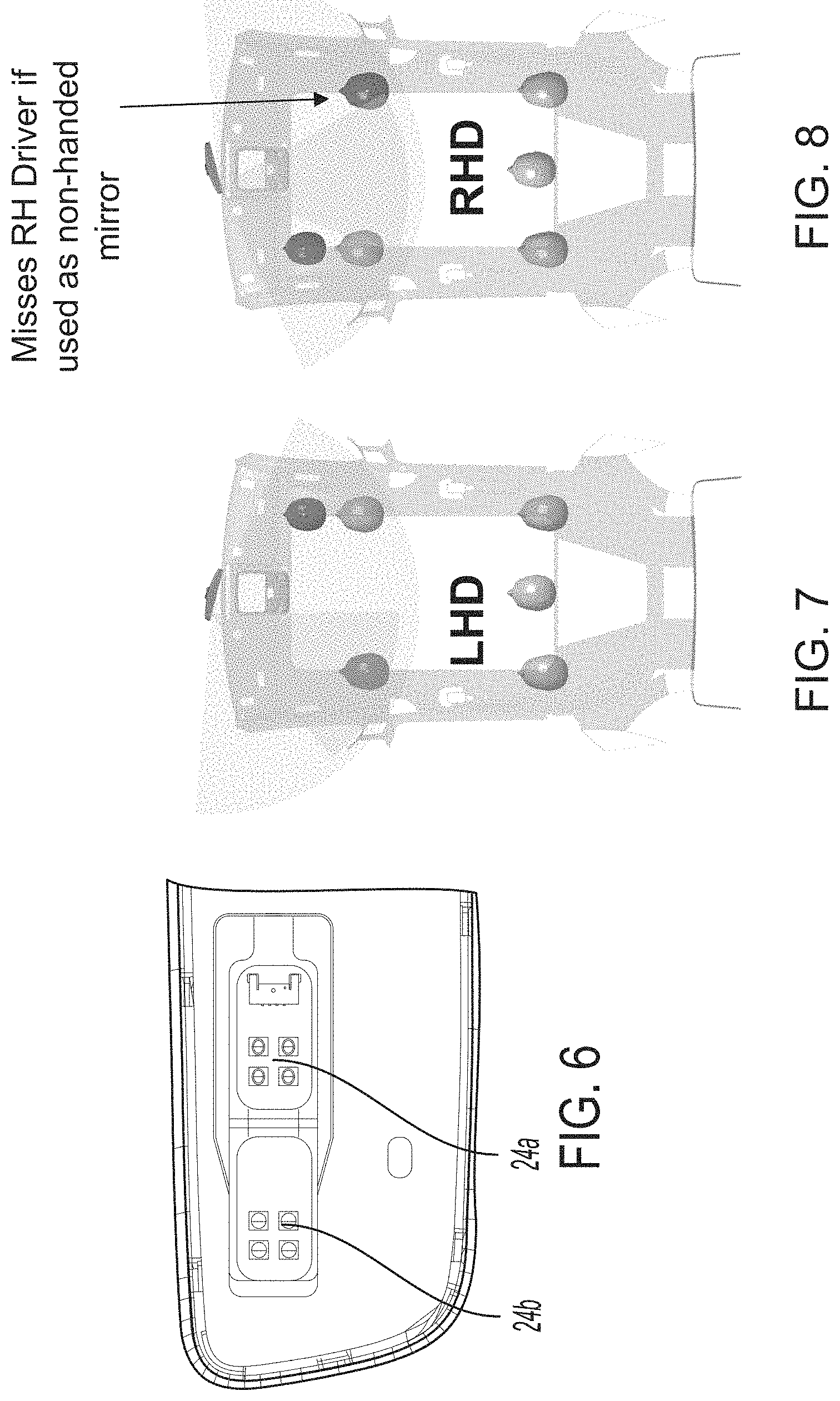 Patent US11780372 Figure 5 – Vehicular driver monitoring system with driver monitoring camera and near IR light emitter at interior rearview mirror assembly