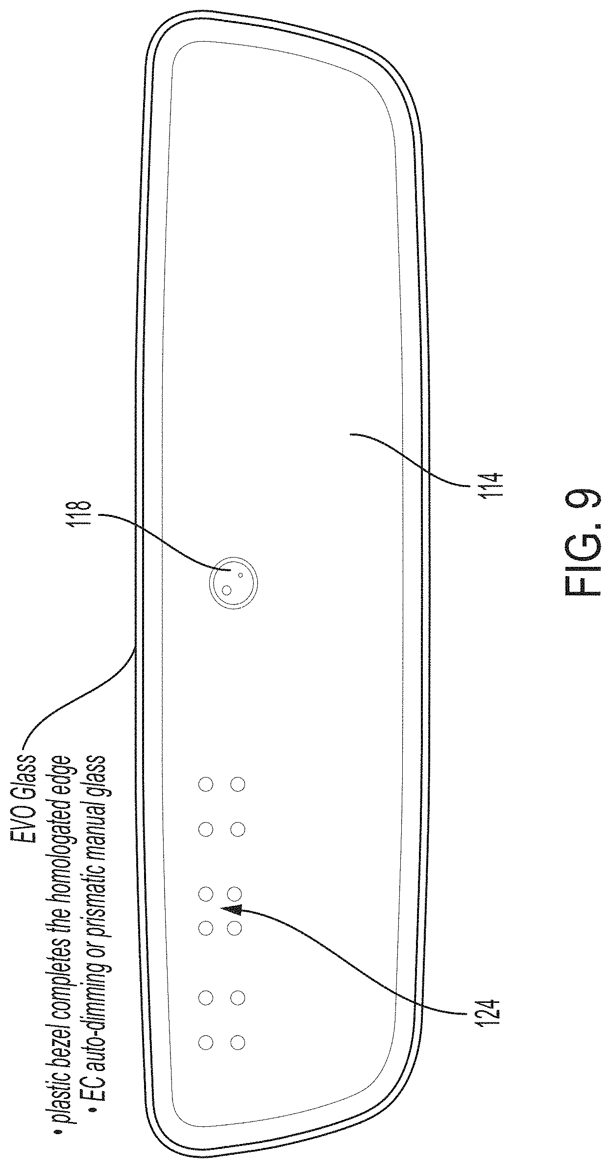 Patent US11780372 Figure 6 – Vehicular driver monitoring system with driver monitoring camera and near IR light emitter at interior rearview mirror assembly