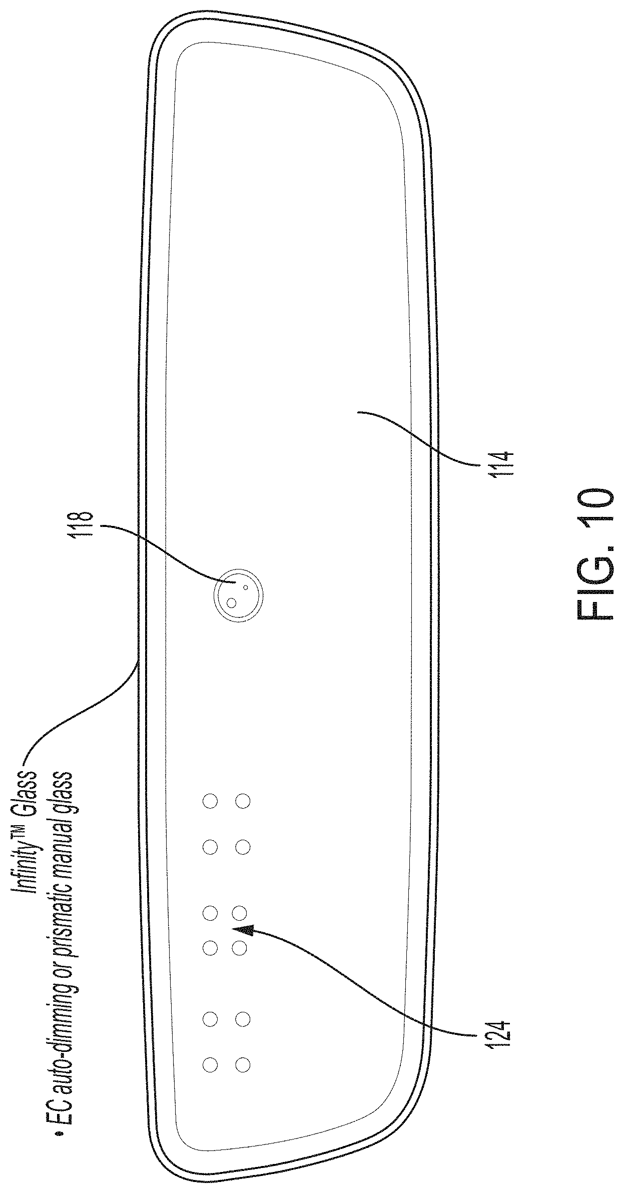 Patent US11780372 Figure 7 – Vehicular driver monitoring system with driver monitoring camera and near IR light emitter at interior rearview mirror assembly
