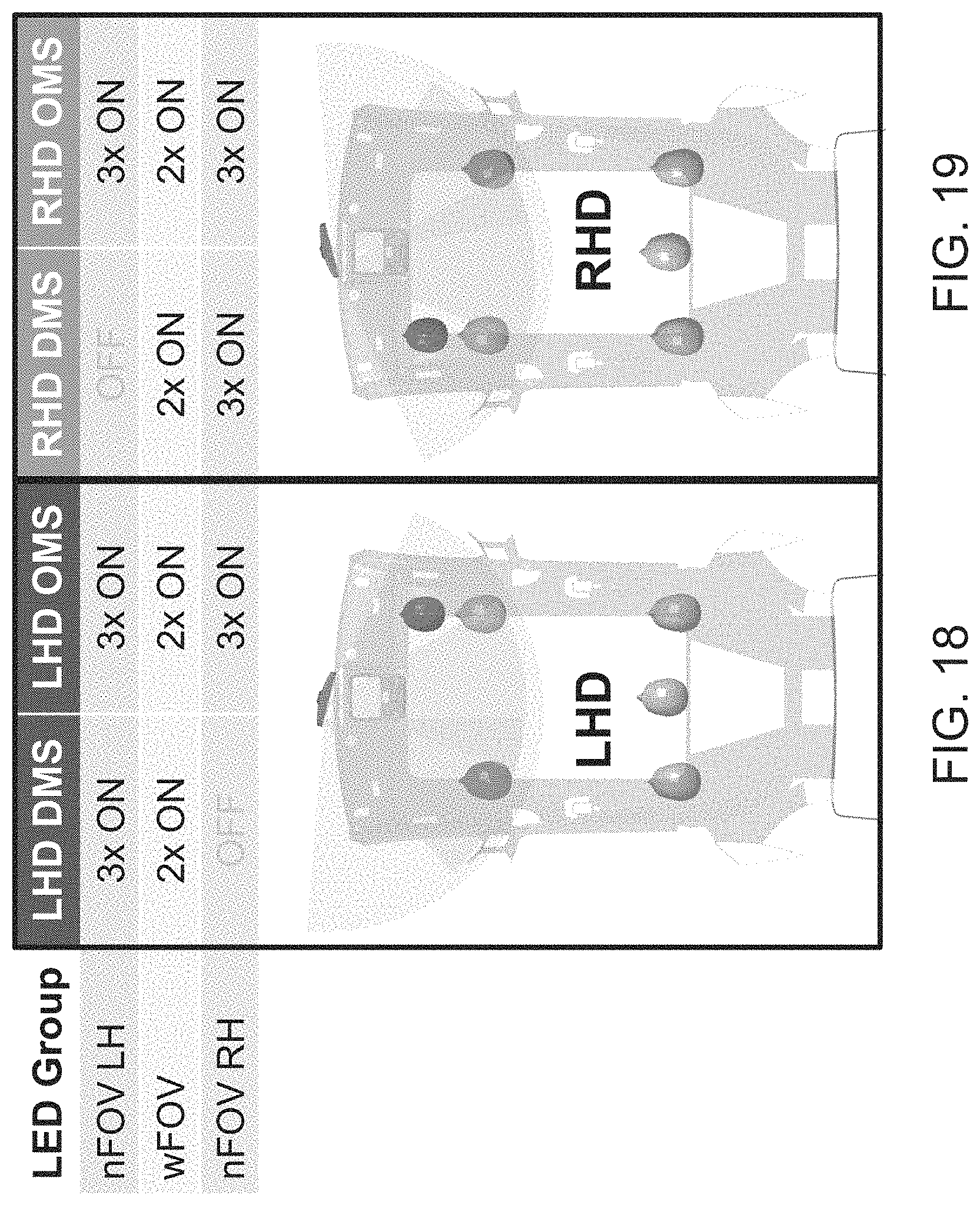 Patent US11780372 Figure 14 – Vehicular driver monitoring system with driver monitoring camera and near IR light emitter at interior rearview mirror assembly