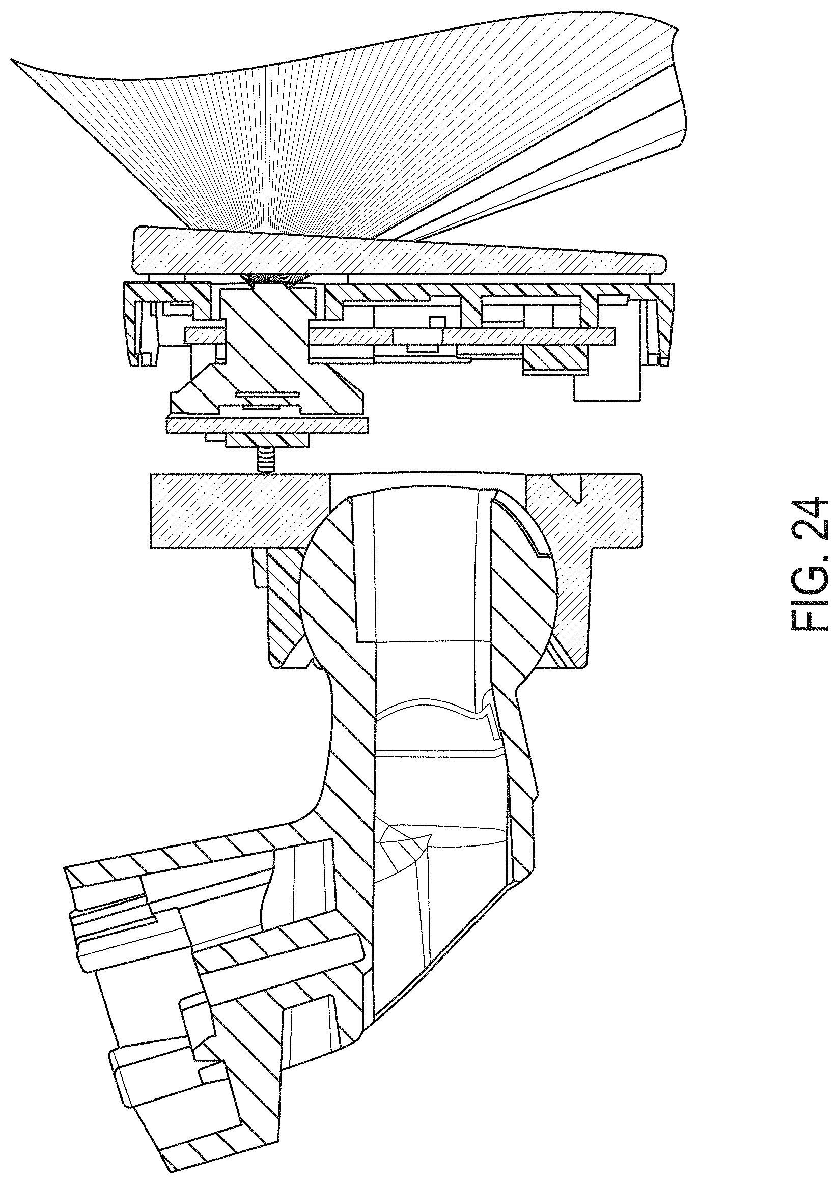 Patent US11780372 Figure 18 – Vehicular driver monitoring system with driver monitoring camera and near IR light emitter at interior rearview mirror assembly