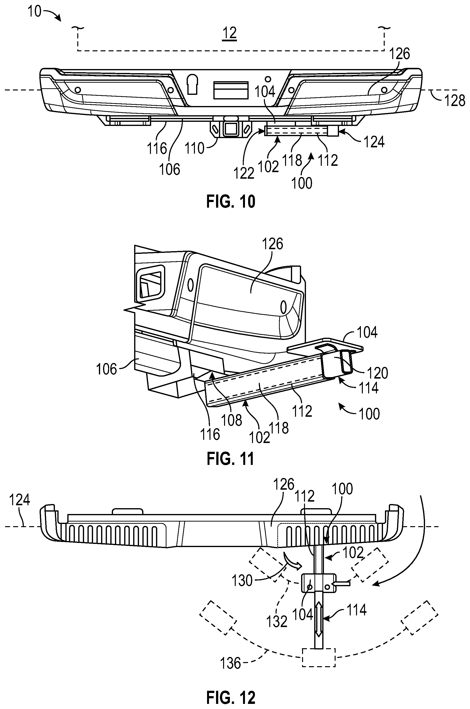 Patent US11780373 Figure 6 – Systems for accessing cargo spaces on vehicles equipped with a tailgate assembly