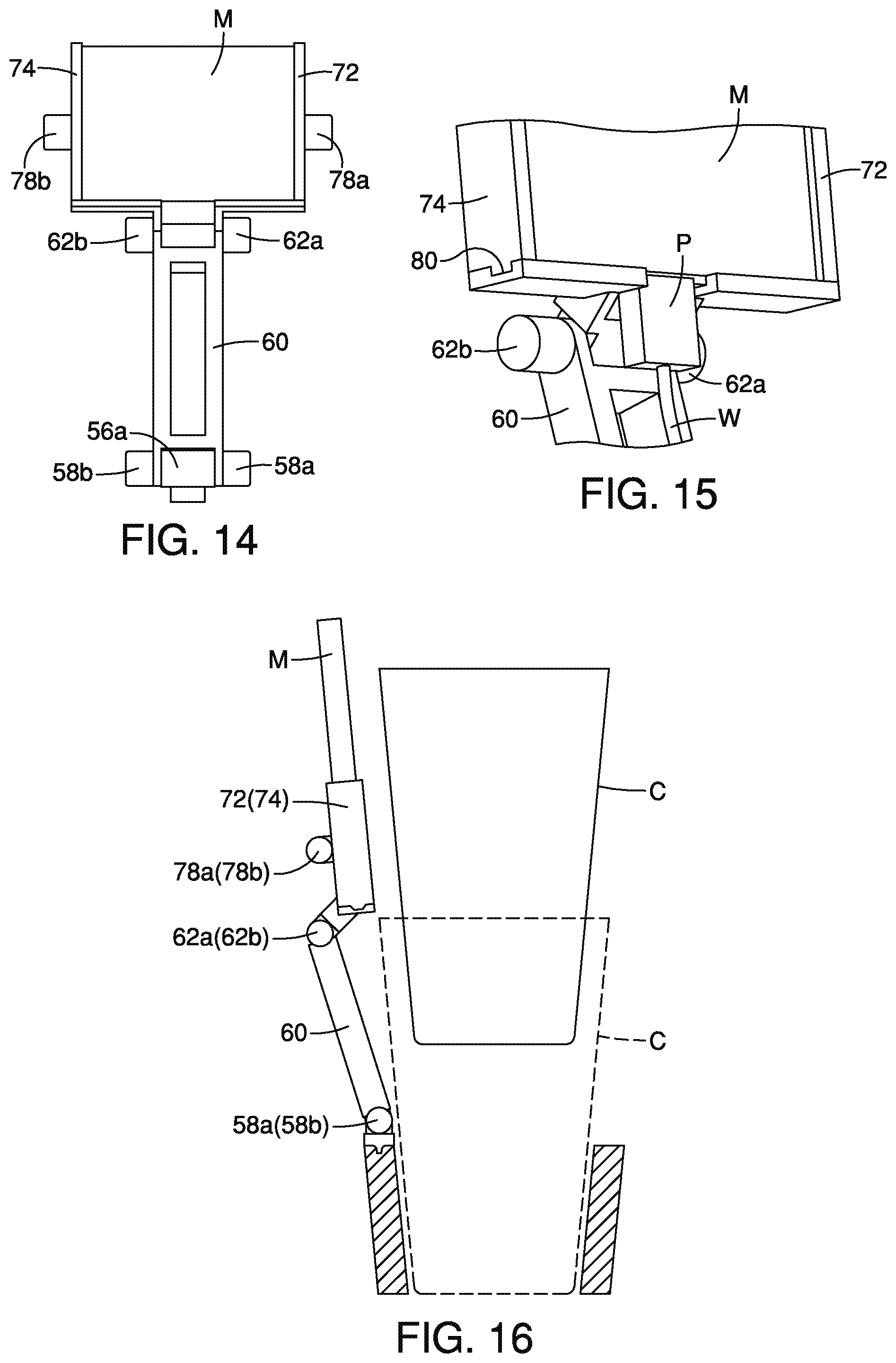 Patent US11780374 Figure 8 – Vehicle mobile device holder assembly
