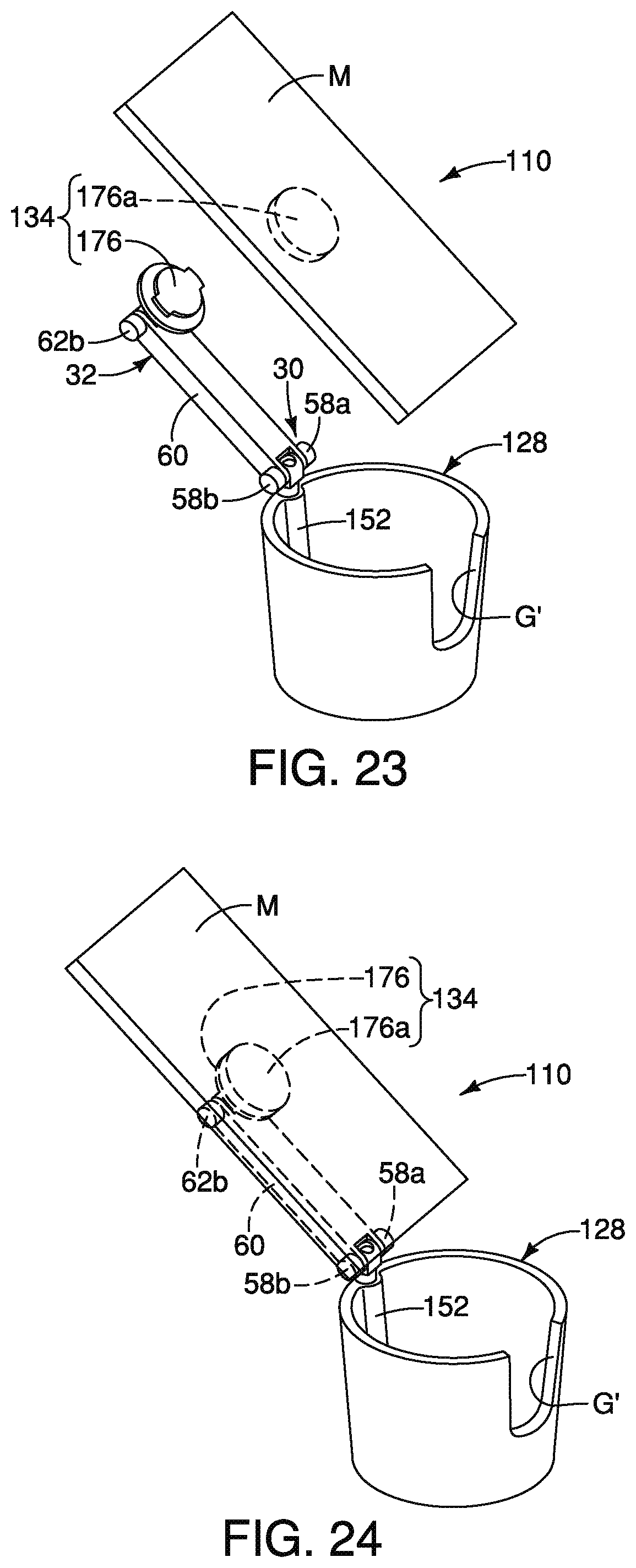 Patent US11780374 Figure 11 – Vehicle mobile device holder assembly