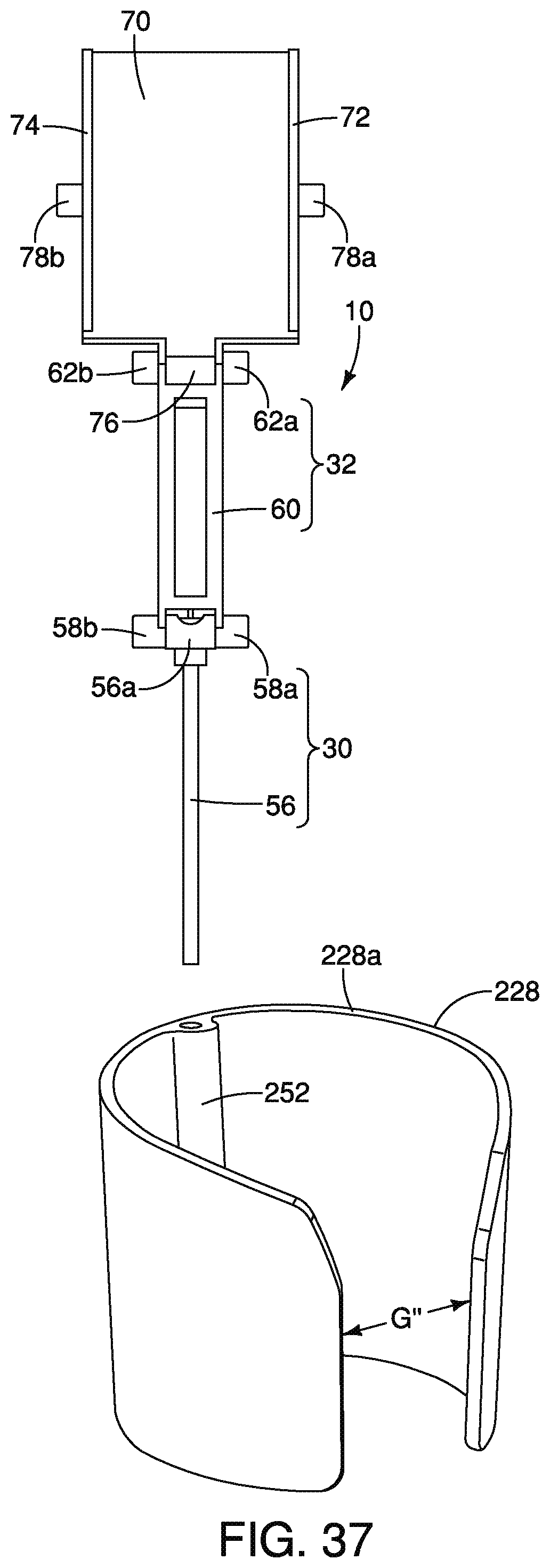 Patent US11780374 Figure 16 – Vehicle mobile device holder assembly