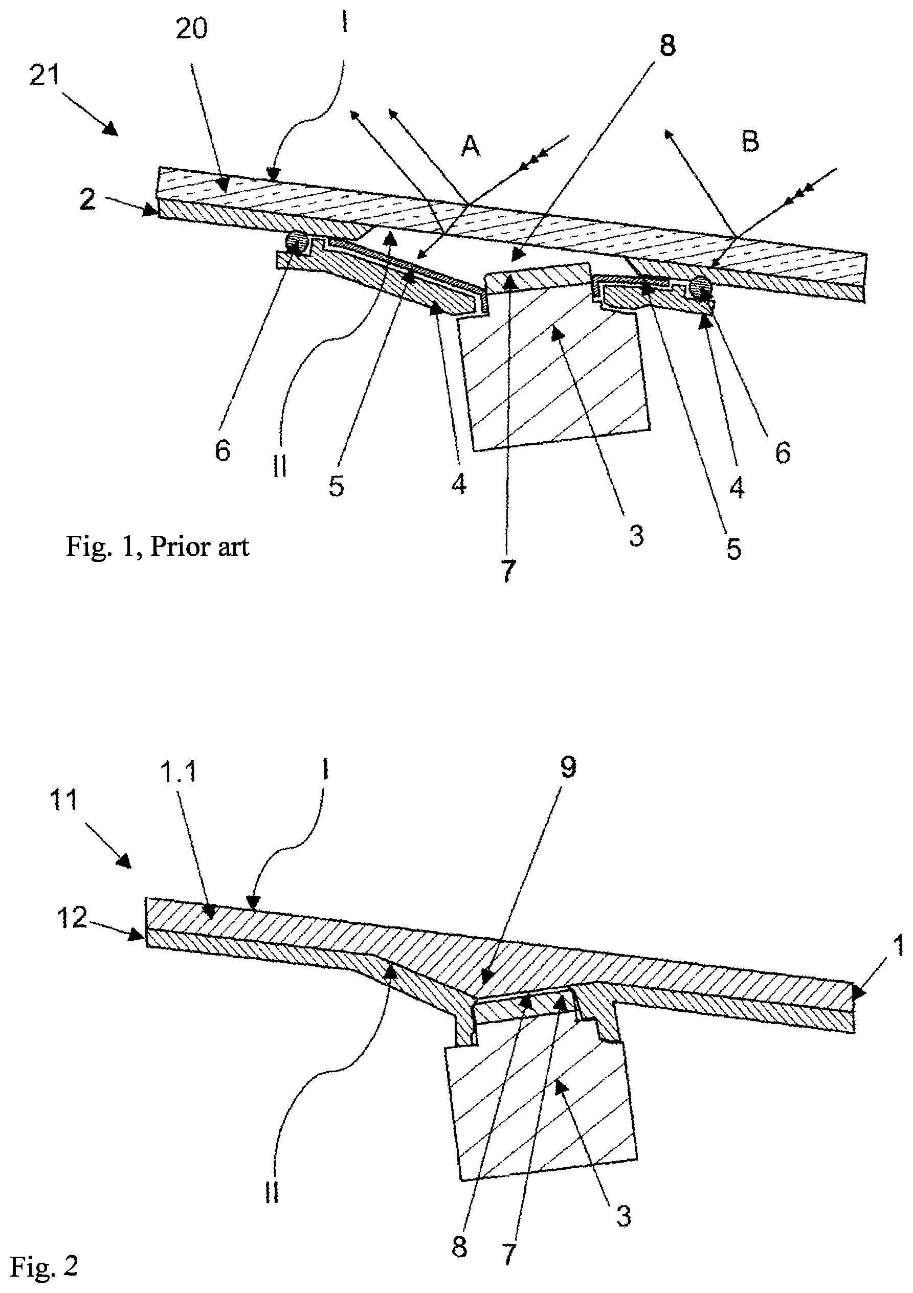 Patent US11780379 Figure 1 – Add-on part having an integrated camera module