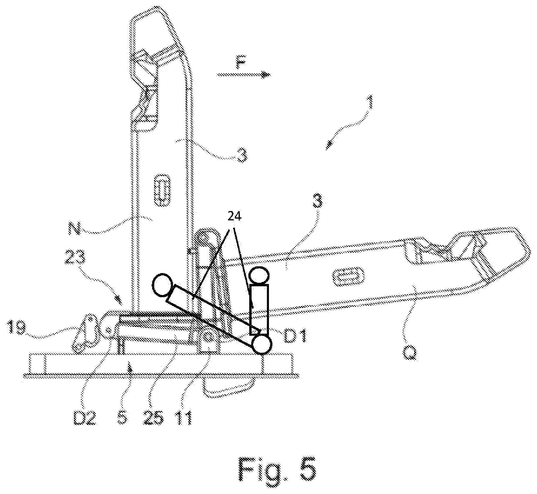Patent US11780380 Figure 3 – Rear view device and vehicle having such a rear view device