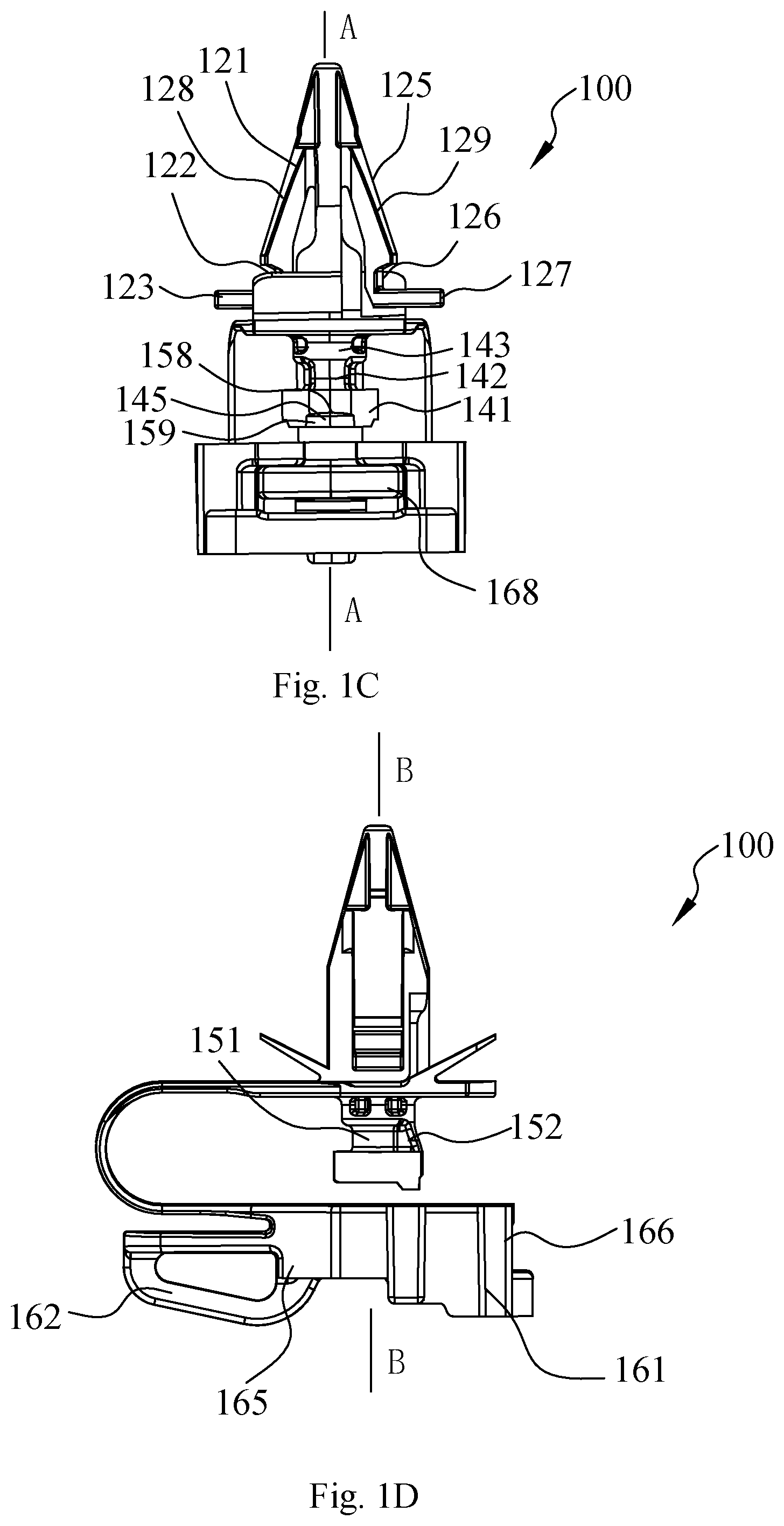 Patent US11780383 Figure 2 – Fastener