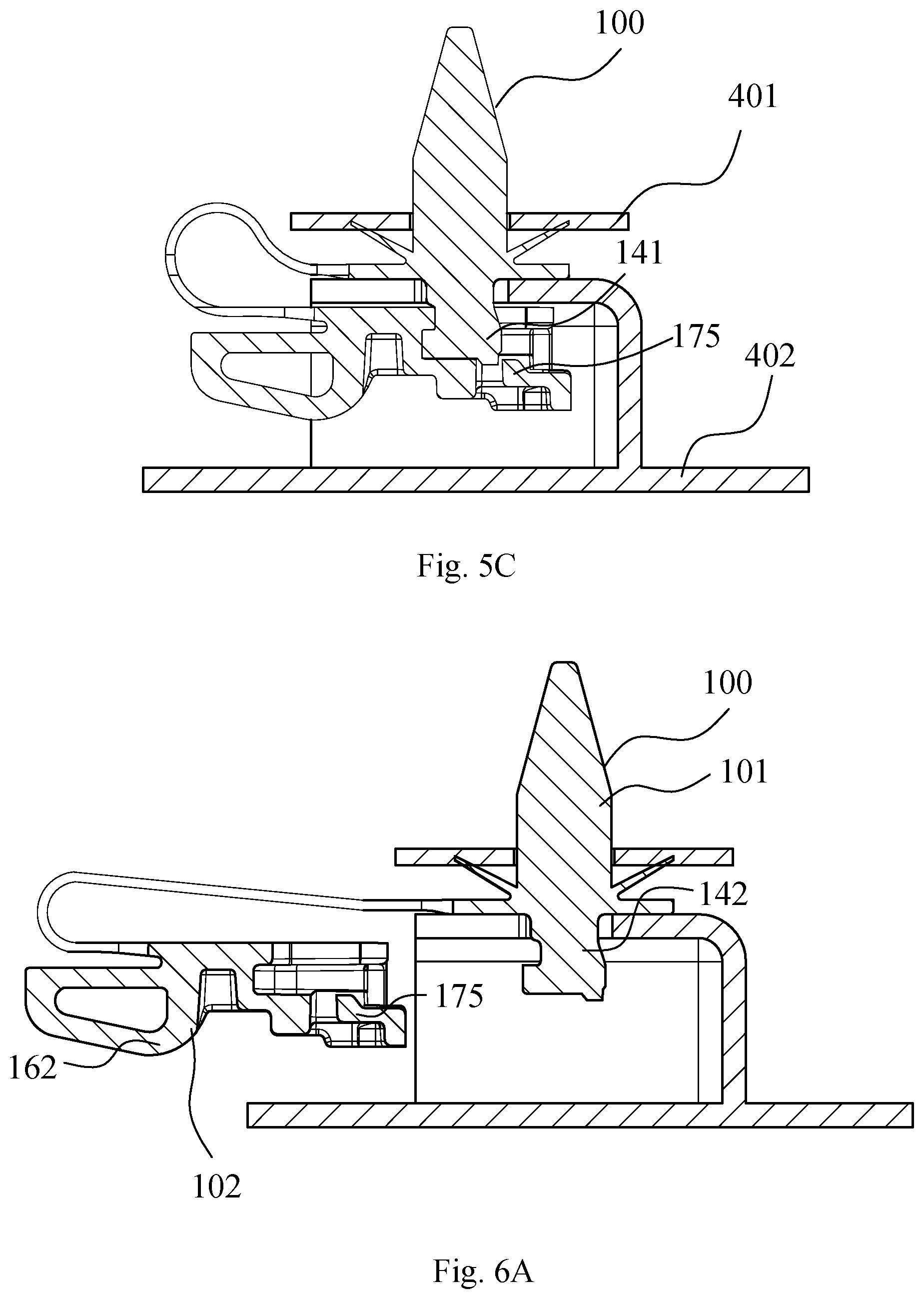 Patent US11780383 Figure 7 – Fastener