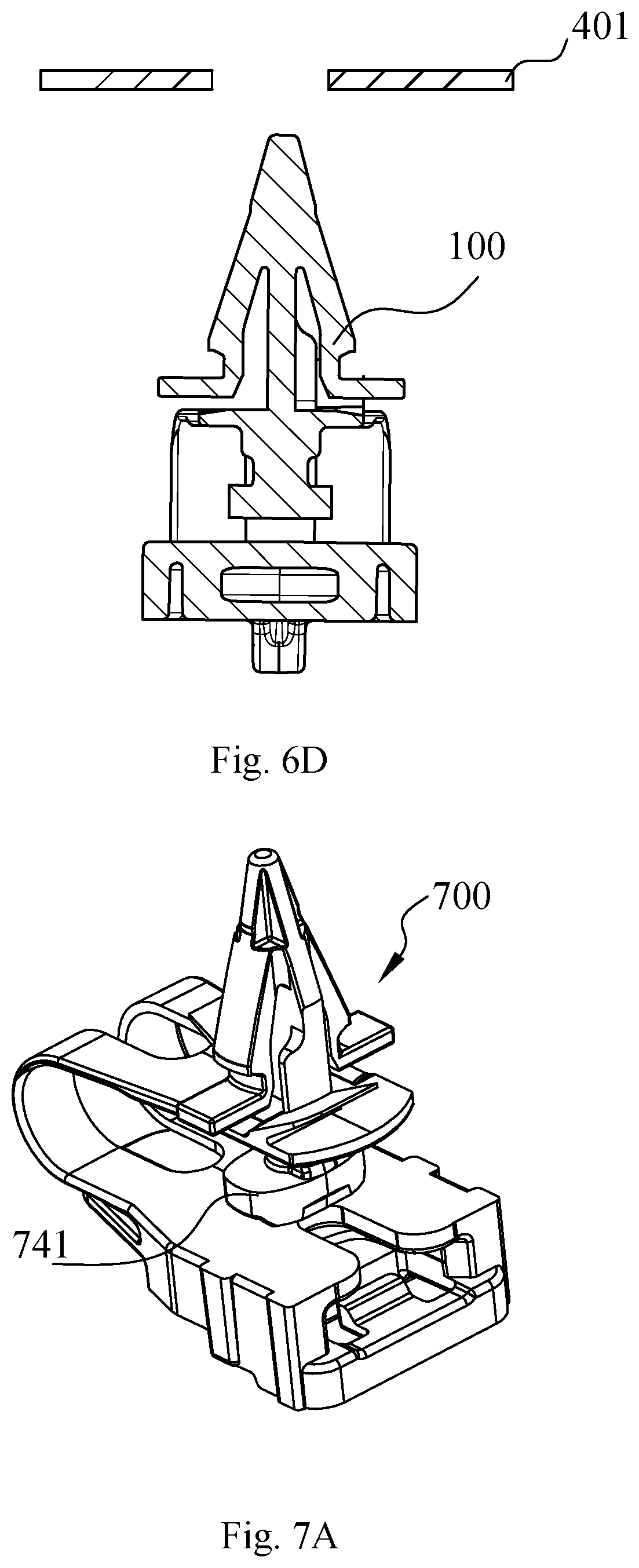 Patent US11780383 Figure 9 – Fastener