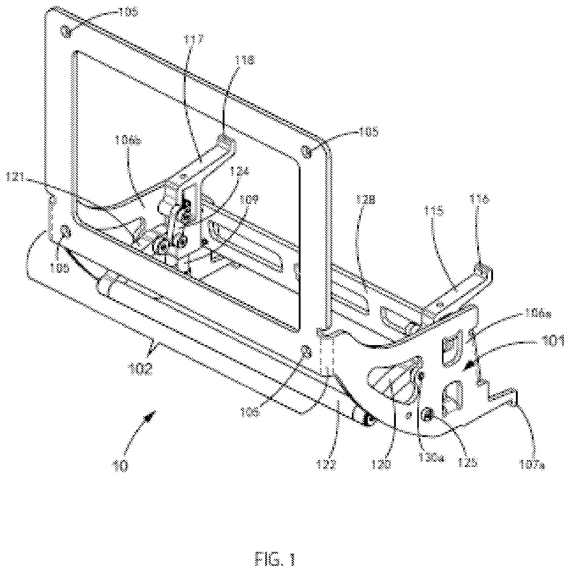 Patent US11780385 Figure 1 – License plate holder