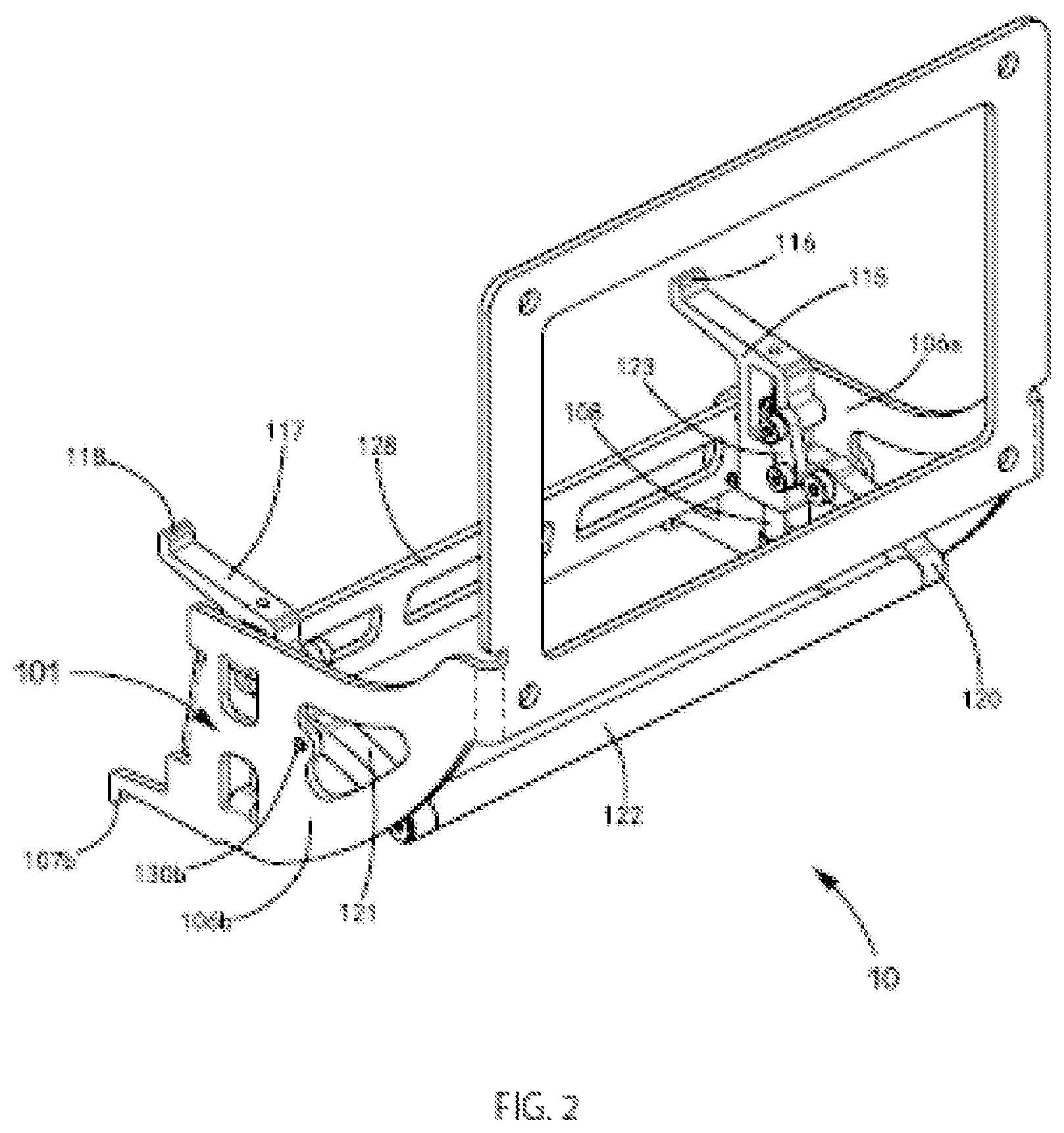 Patent US11780385 Figure 2 – License plate holder