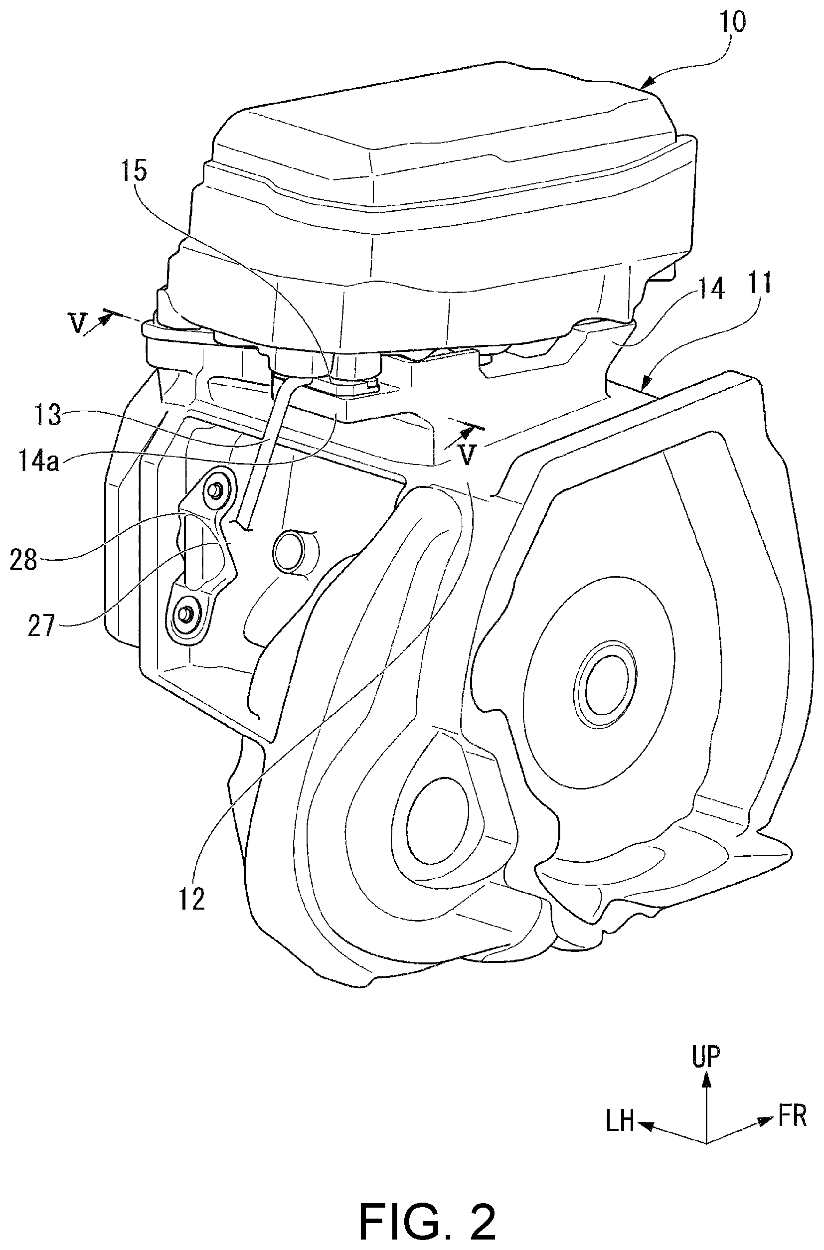 Patent US11780386 Figure 2 – Cable connection structure of power control unit
