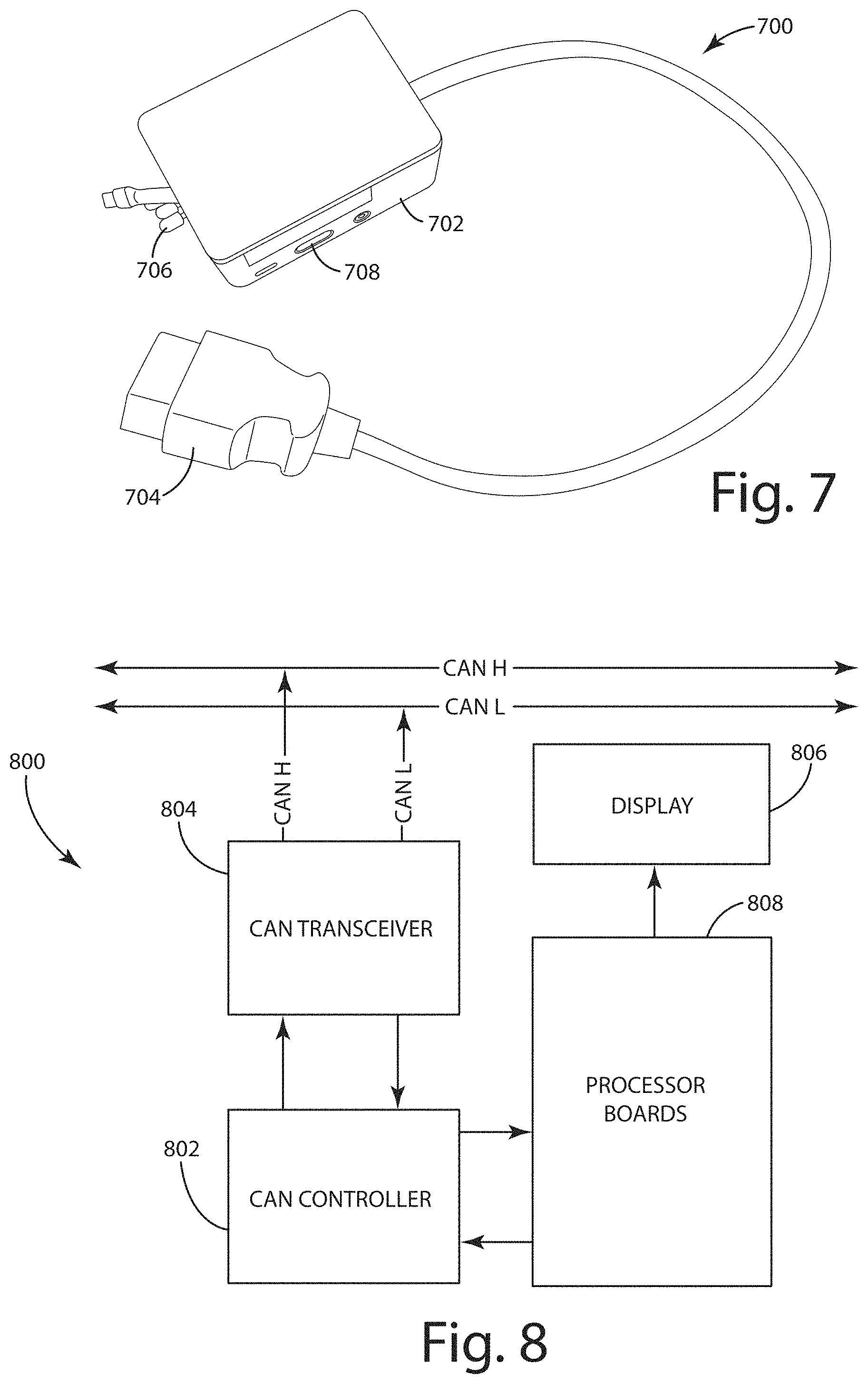 Patent US11780389 Figure 9 – Controller area network decoder (CAN-D)