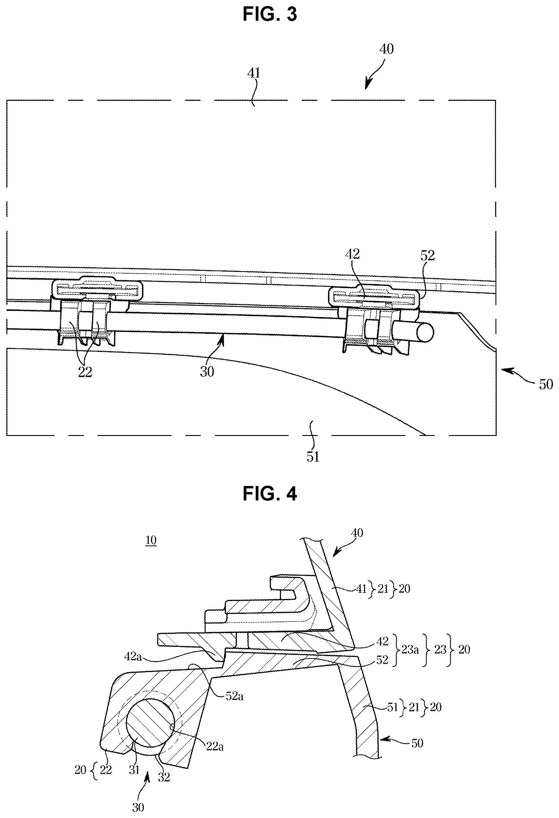 Patent US11780390 Figure 3 – Bumper for vehicle