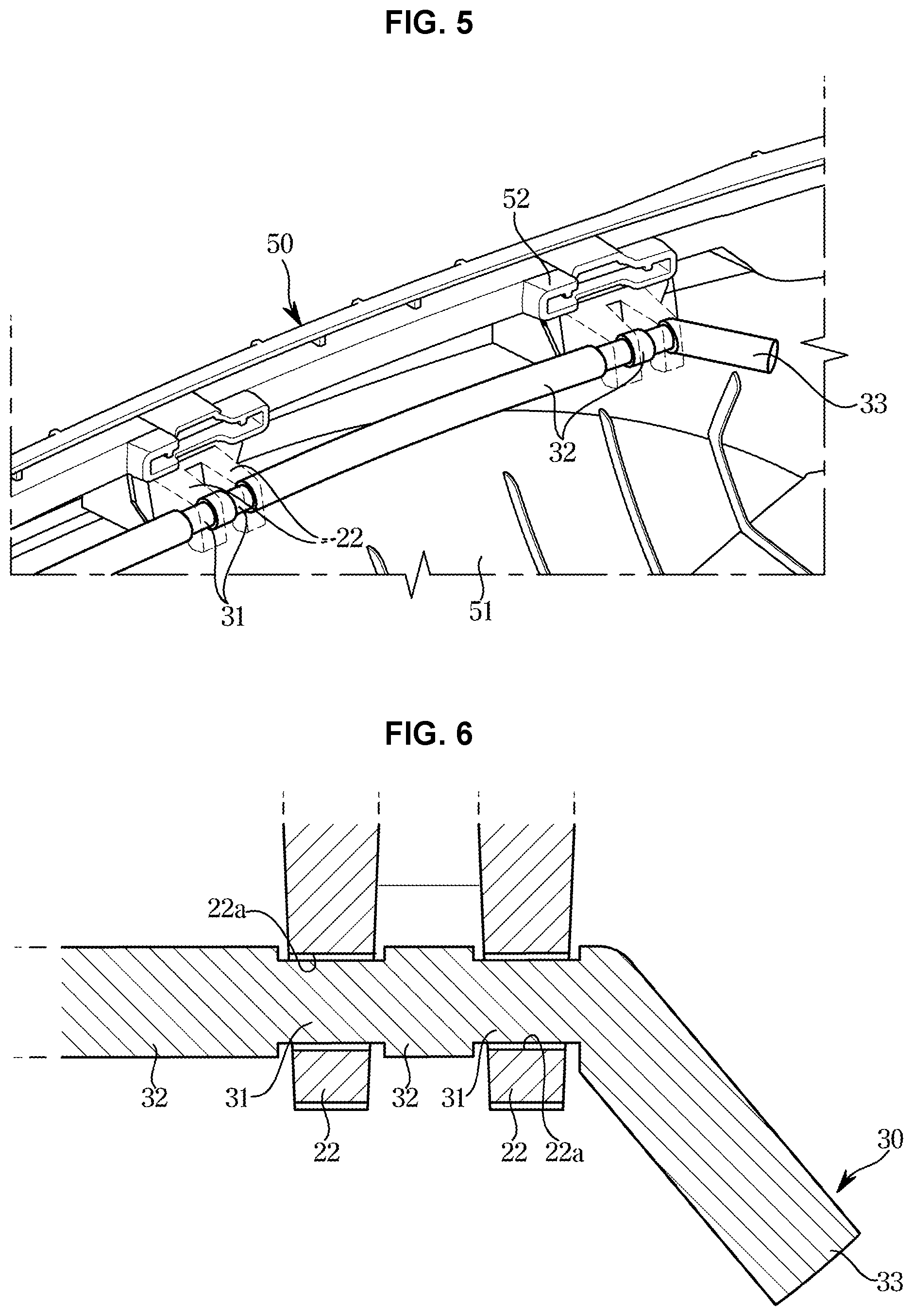 Patent US11780390 Figure 4 – Bumper for vehicle