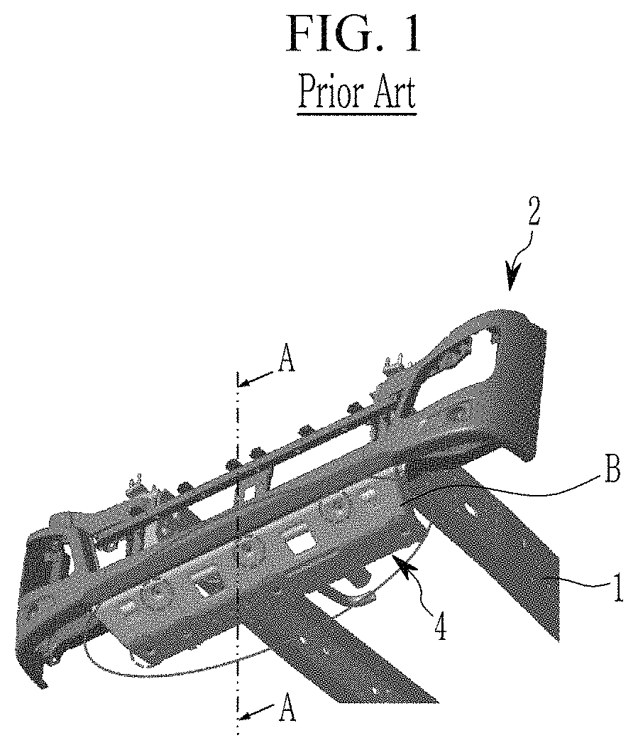 Patent US11780391 Figure 1 – Under-protector fastening structure of vehicle