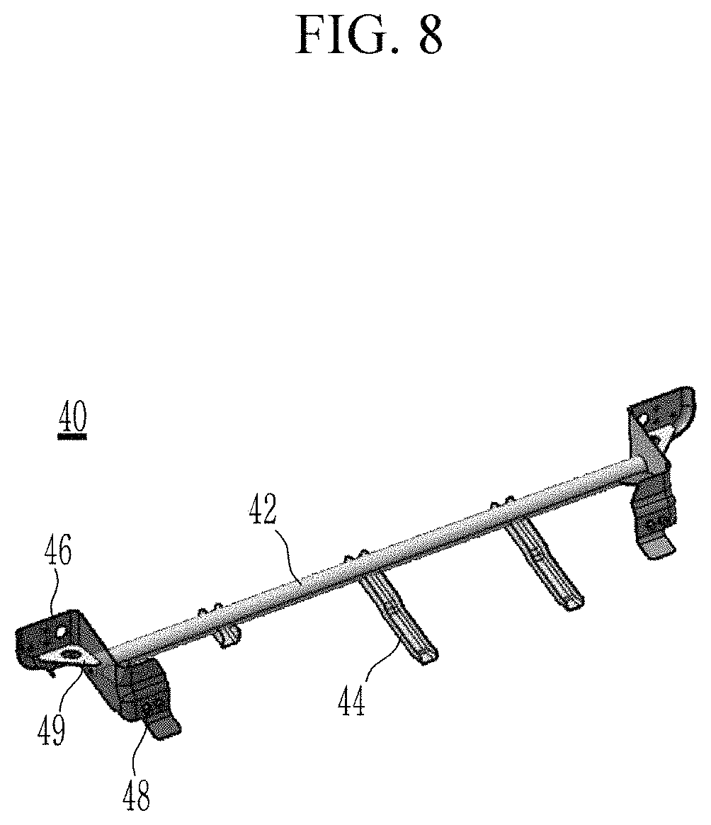 Patent US11780391 Figure 8 – Under-protector fastening structure of vehicle