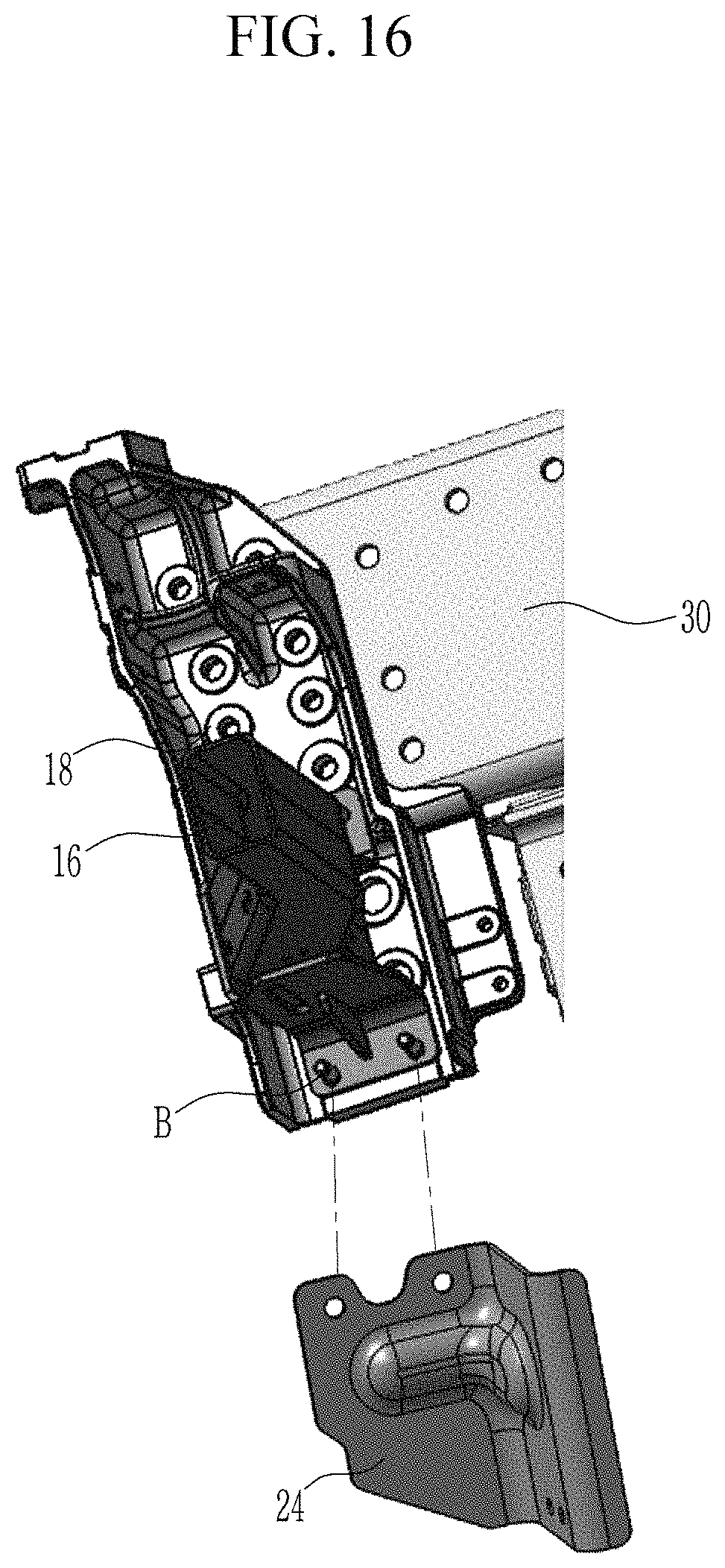 Patent US11780391 Figure 17 – Under-protector fastening structure of vehicle