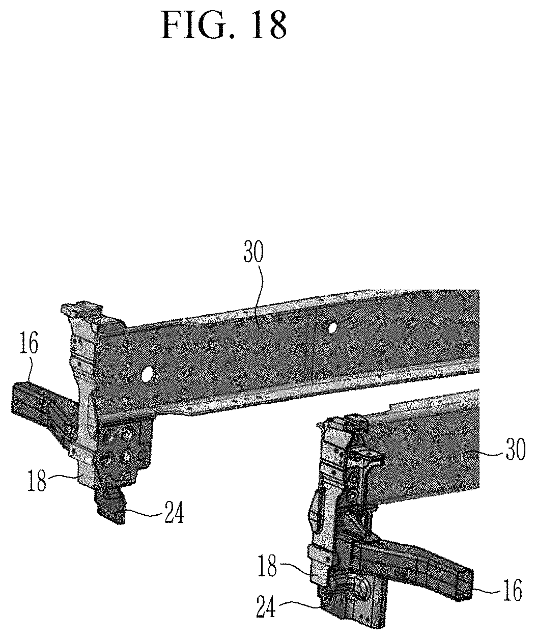 Patent US11780391 Figure 19 – Under-protector fastening structure of vehicle