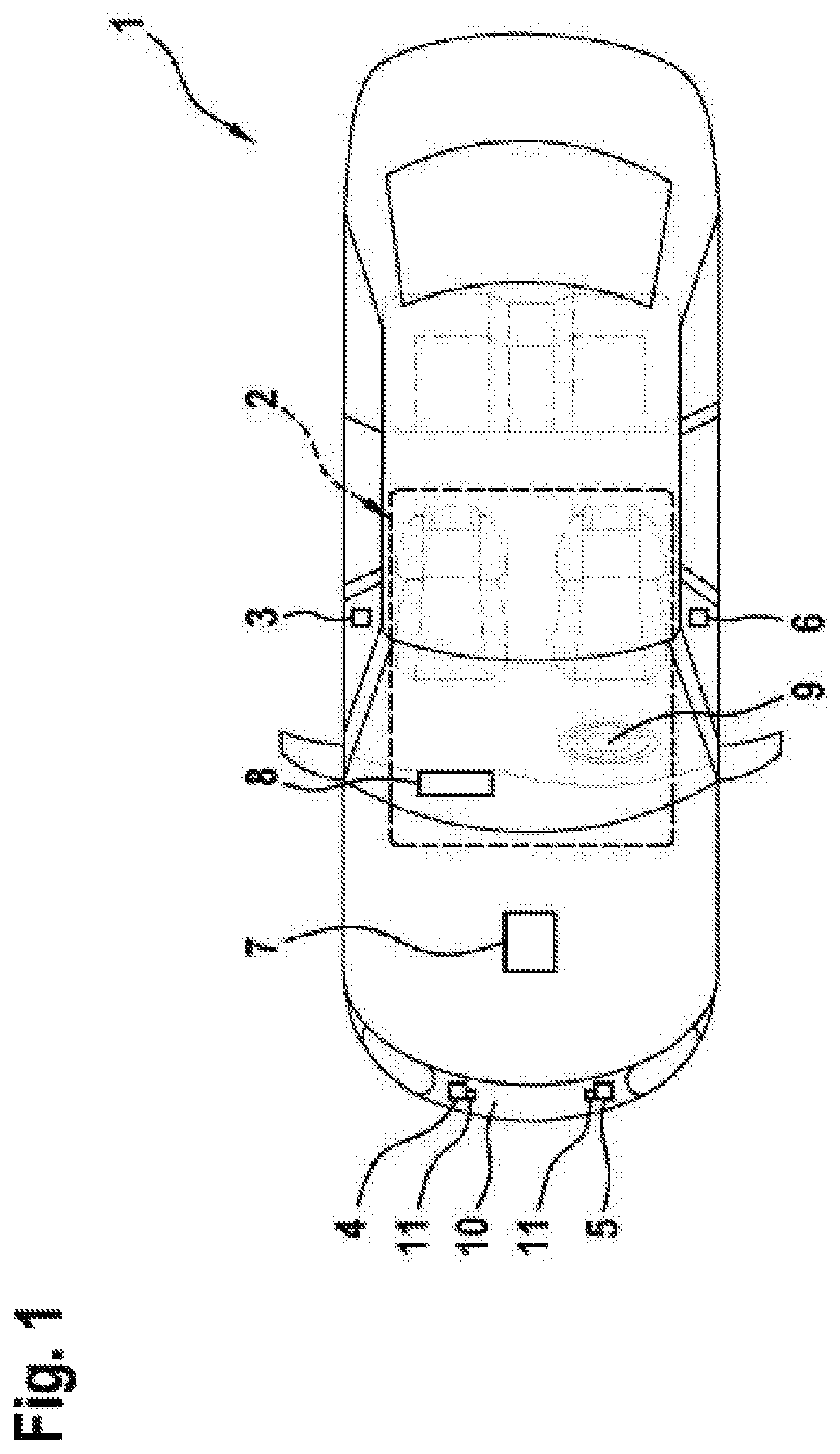 Patent US11780393 Figure 1 – Method and device for operating a safety system of a motor vehicle, and safety system for a motor vehicle