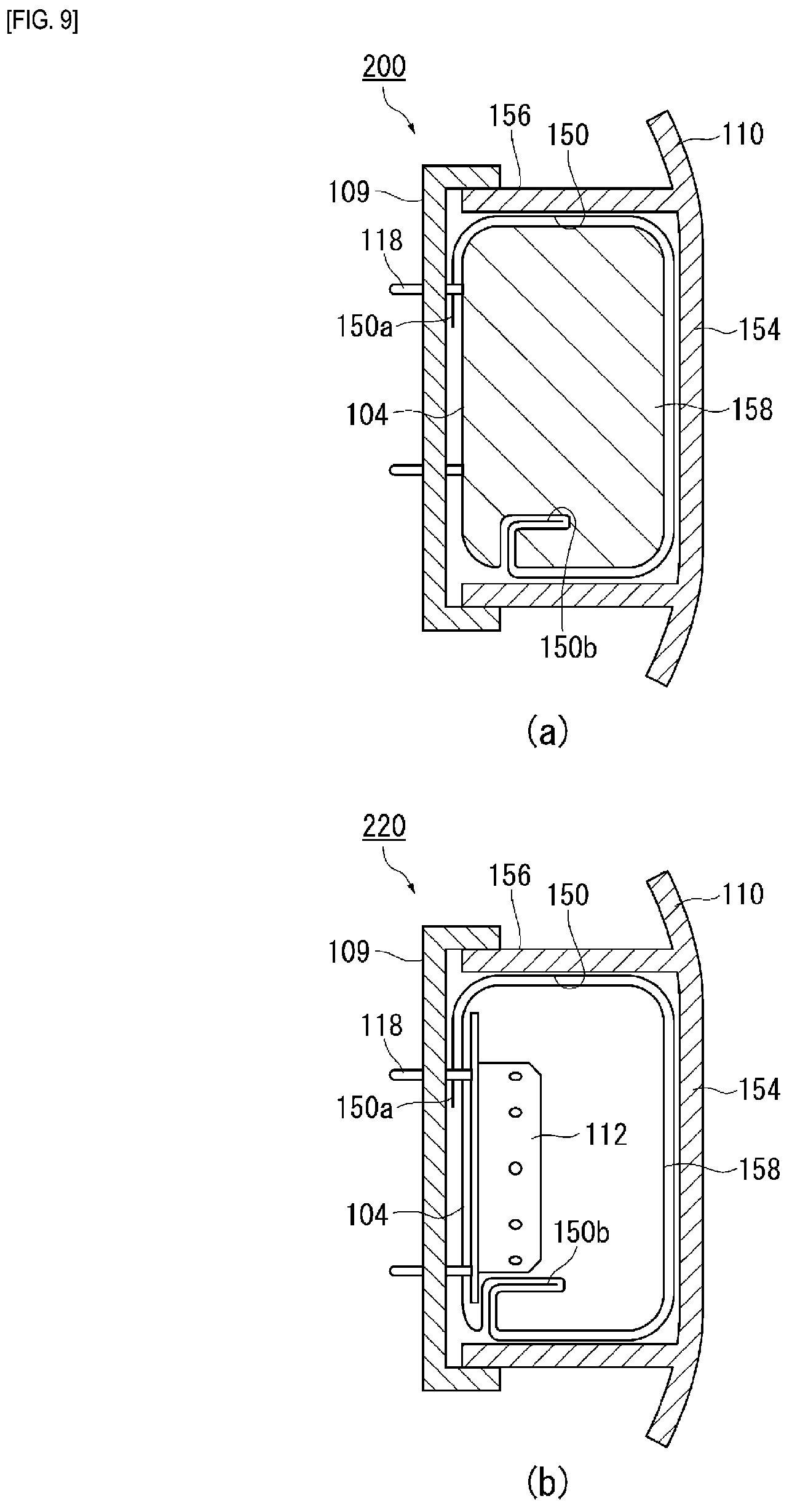 Patent US11780395 Figure 9 – Airbag device for driver's seat