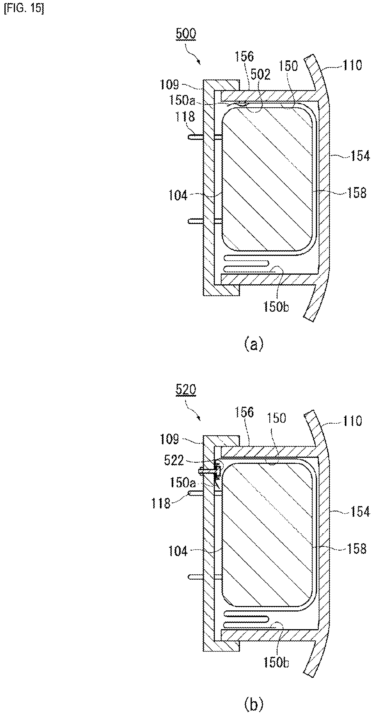 Patent US11780395 Figure 15 – Airbag device for driver's seat