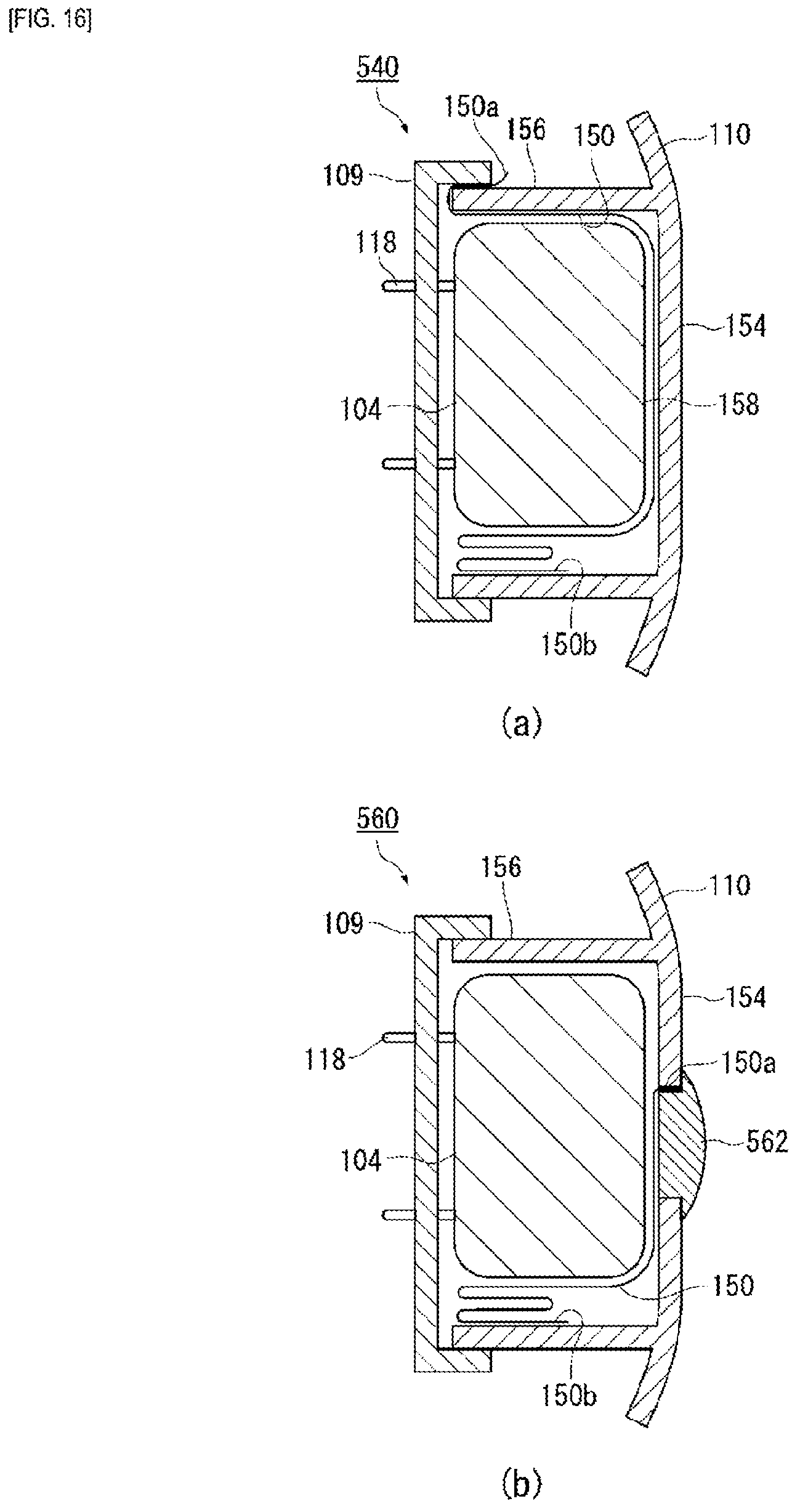 Patent US11780395 Figure 16 – Airbag device for driver's seat